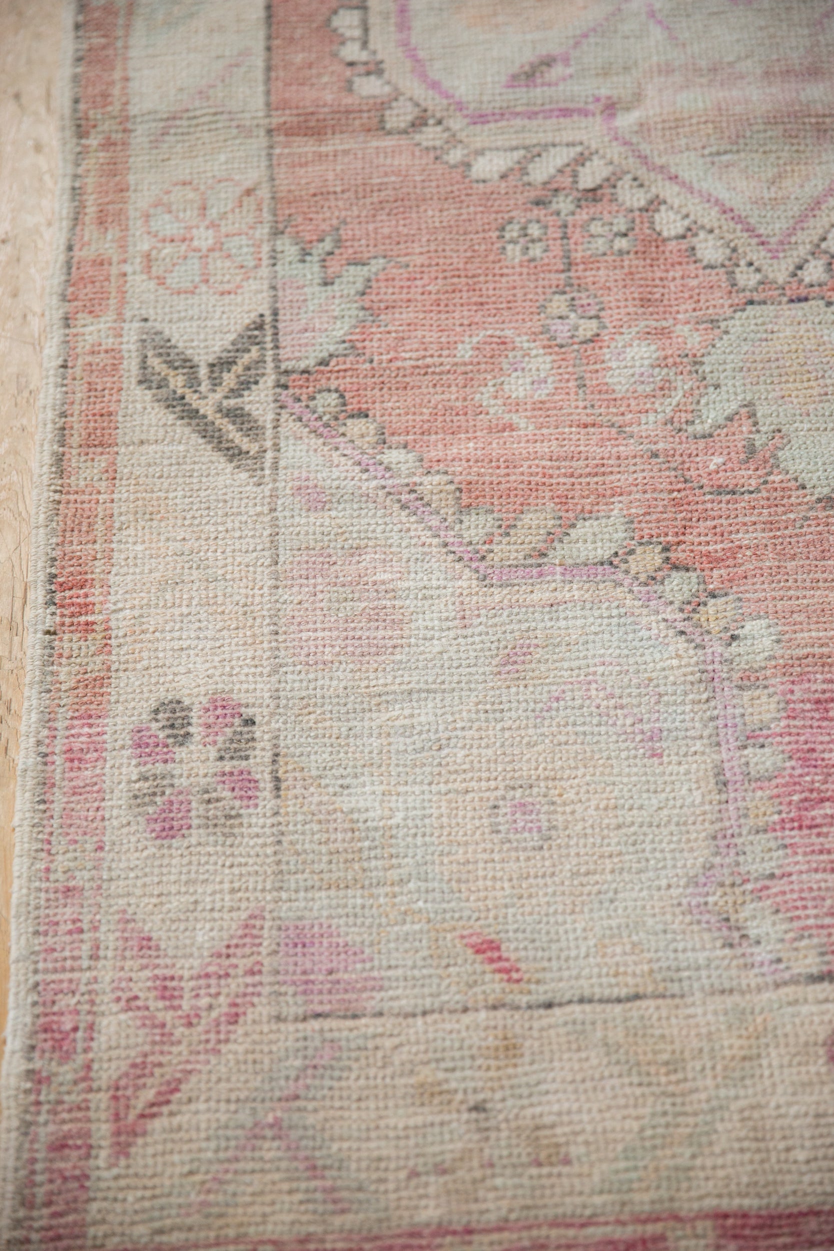 2.5x6 Vintage Distressed Oushak Rug Runner by Old New House® - product image 5 for Resin Society