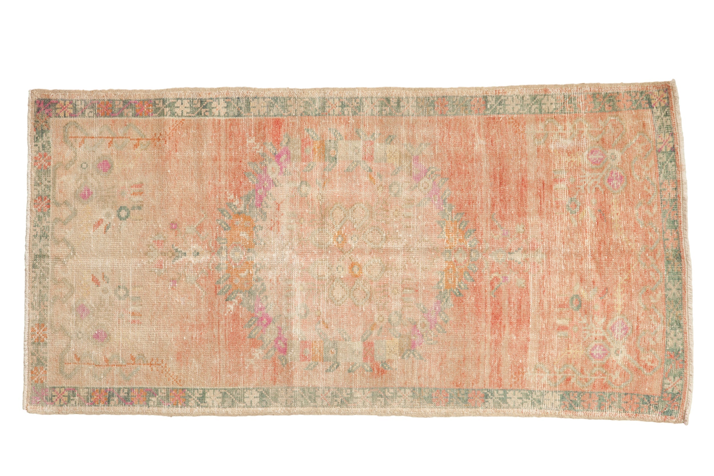 2.5x5.5 Vintage Distressed Oushak Rug Runner by Old New House® - main product image for Resin Society