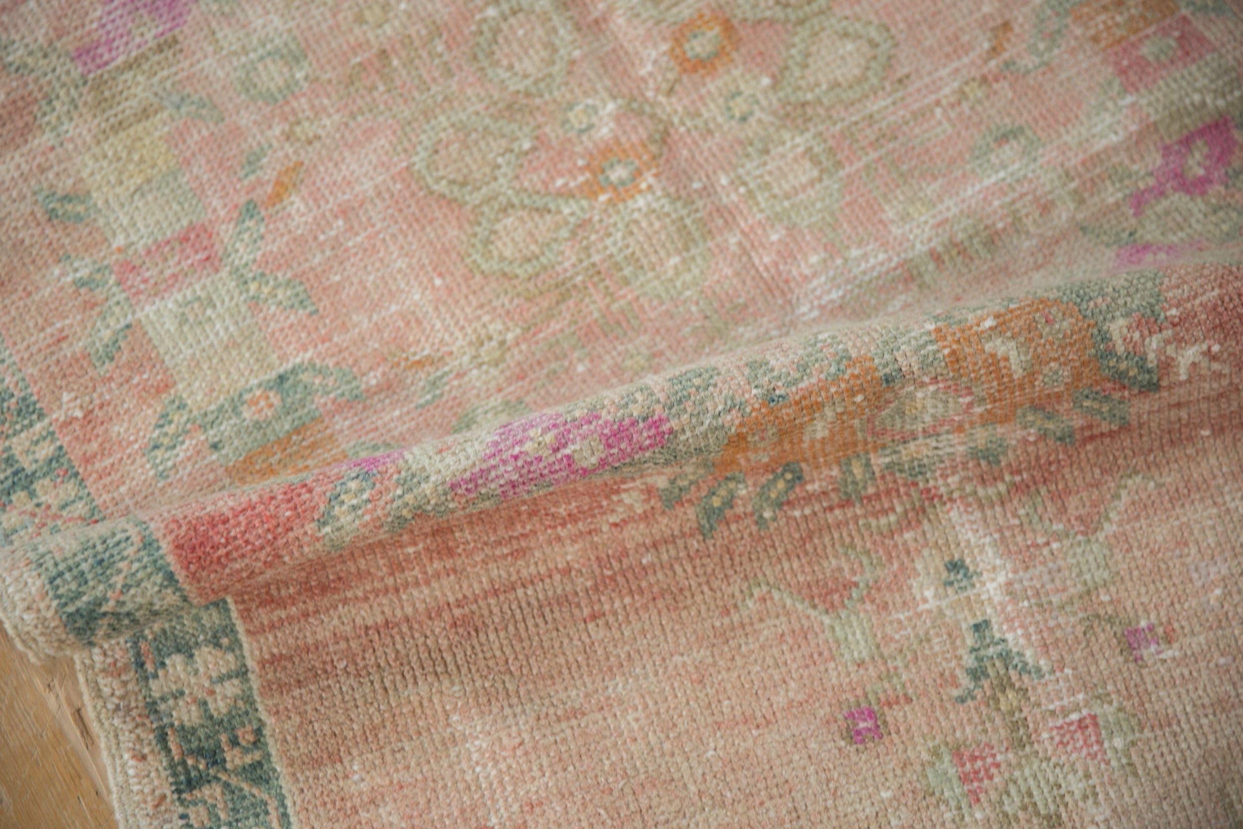 2.5x5.5 Vintage Distressed Oushak Rug Runner by Old New House® - product image 9 for Resin Society