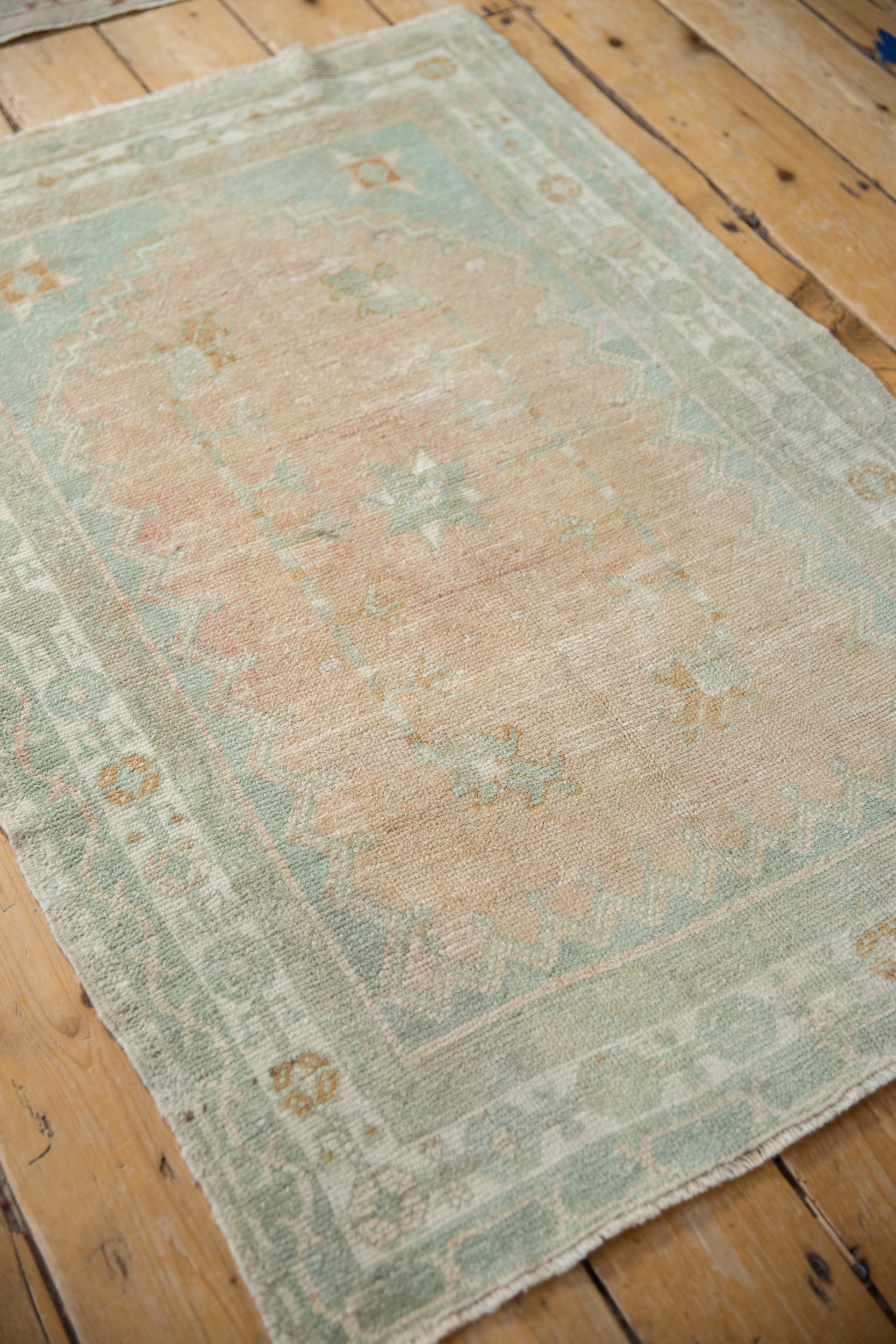 3x4 Vintage Distressed Oushak Square Rug by Old New House® - product image 8 for Resin Society