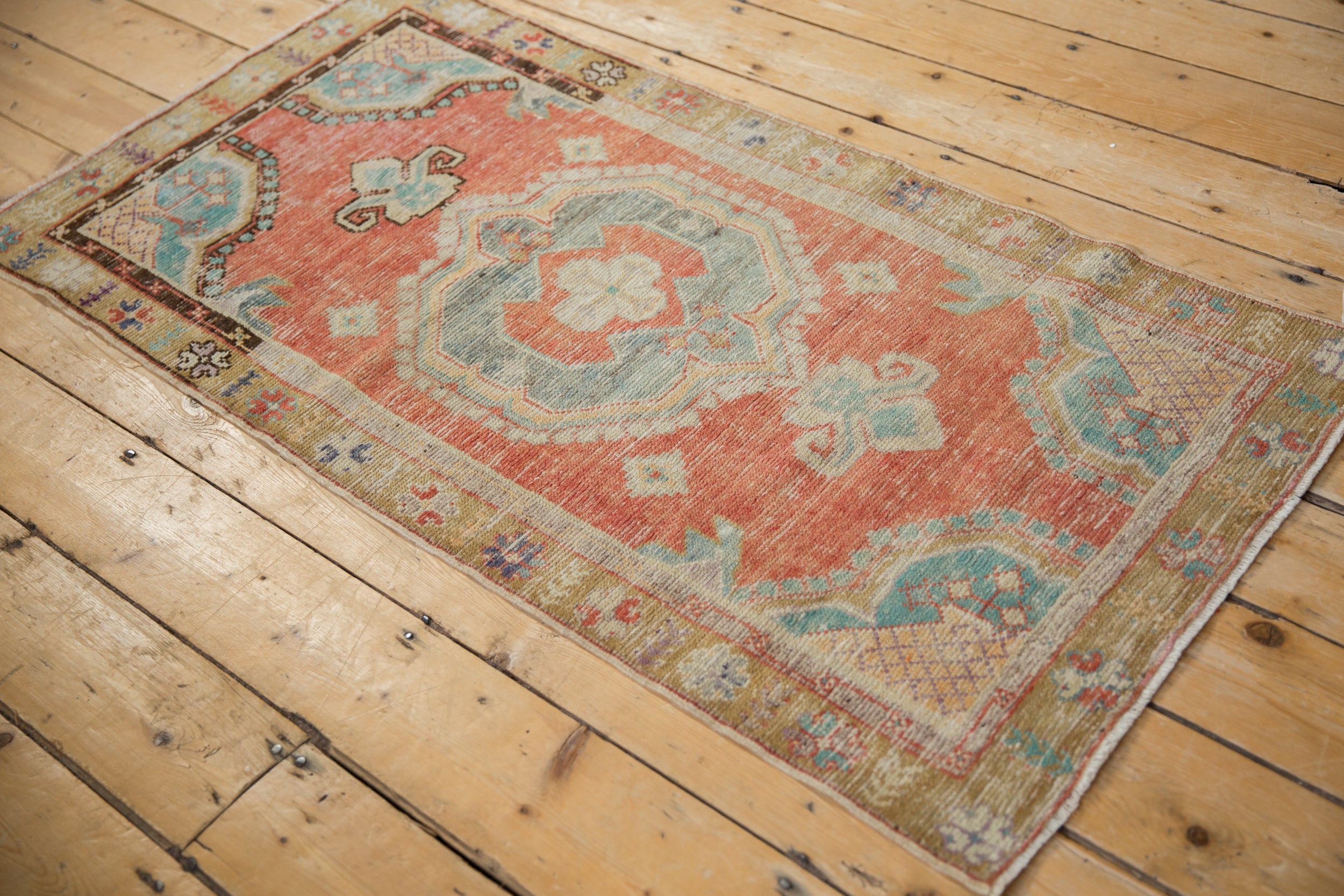 2.5x5 Vintage Distressed Oushak Rug Runner by Old New House® - product image 6 for Resin Society