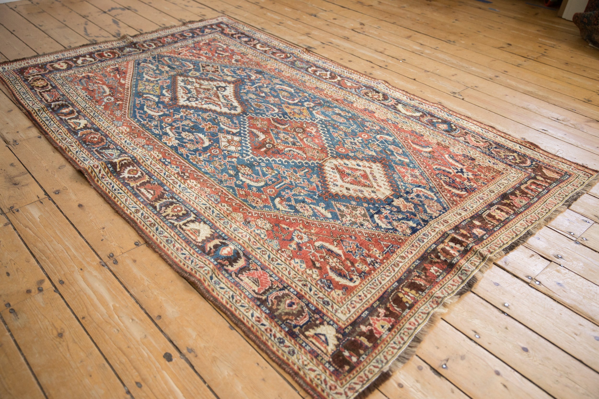 4.5x7.5 Antique Fine Qashqai Rug by Old New House® - product image 4 for Resin Society