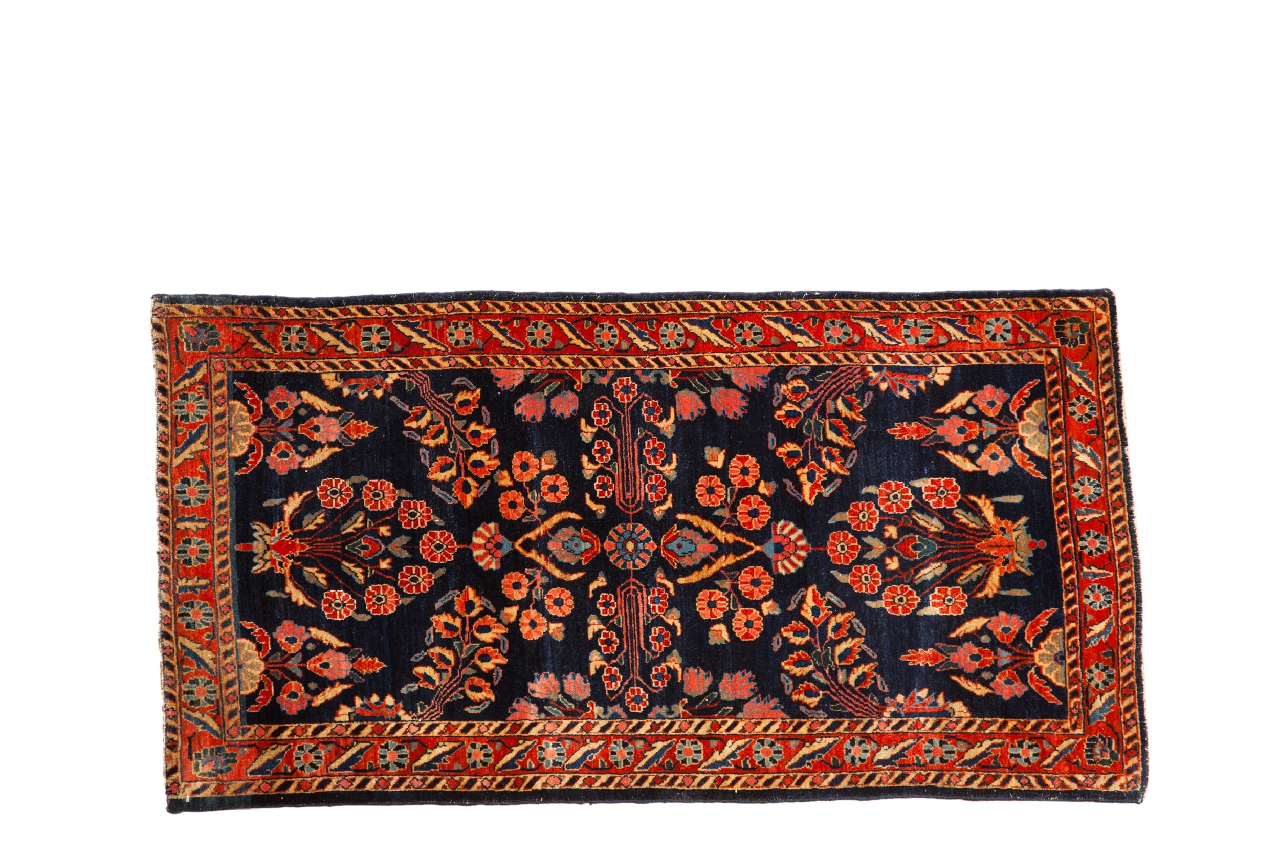 2.5x5 Antique Mohajeran Sarouk Rug Runner by Old New House® - main product image for Resin Society