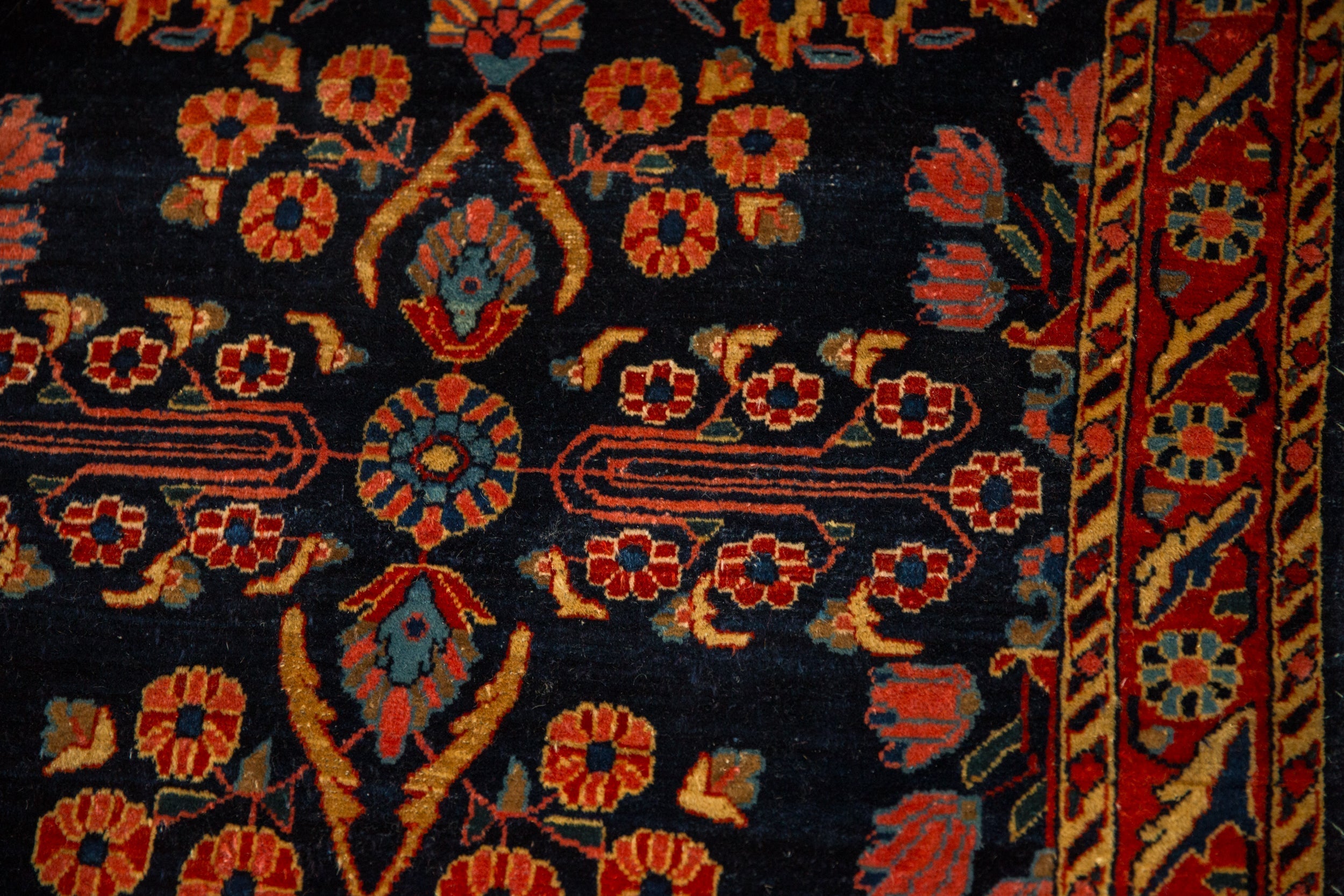 2.5x5 Antique Mohajeran Sarouk Rug Runner by Old New House® - product image 13 for Resin Society