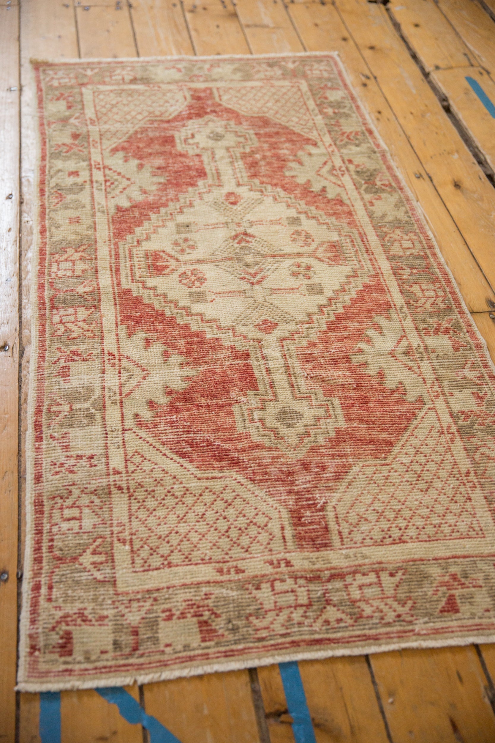 2.5x5 Vintage Distressed Oushak Rug Runner by Old New House® - product image 7 for Resin Society