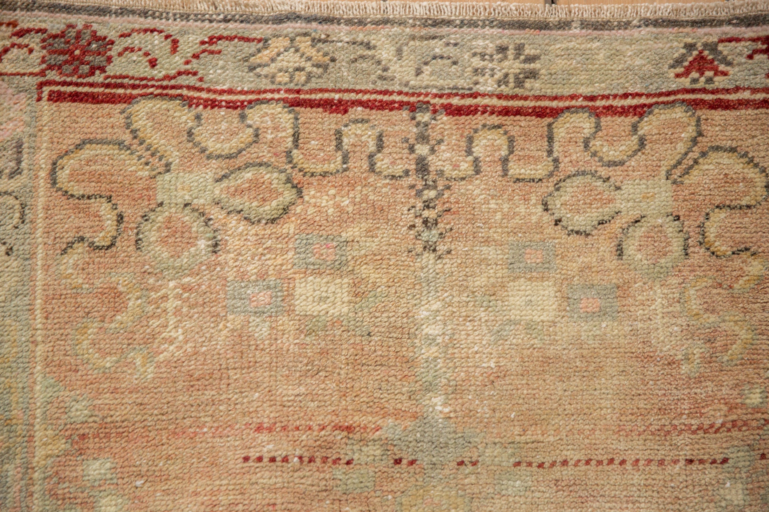 2.5x5 Vintage Distressed Oushak Rug Runner by Old New House® - product image 3 for Resin Society