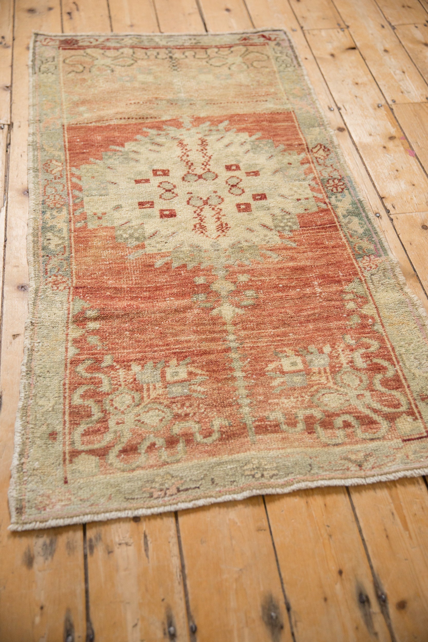2.5x5 Vintage Distressed Oushak Rug Runner by Old New House® - product image 6 for Resin Society
