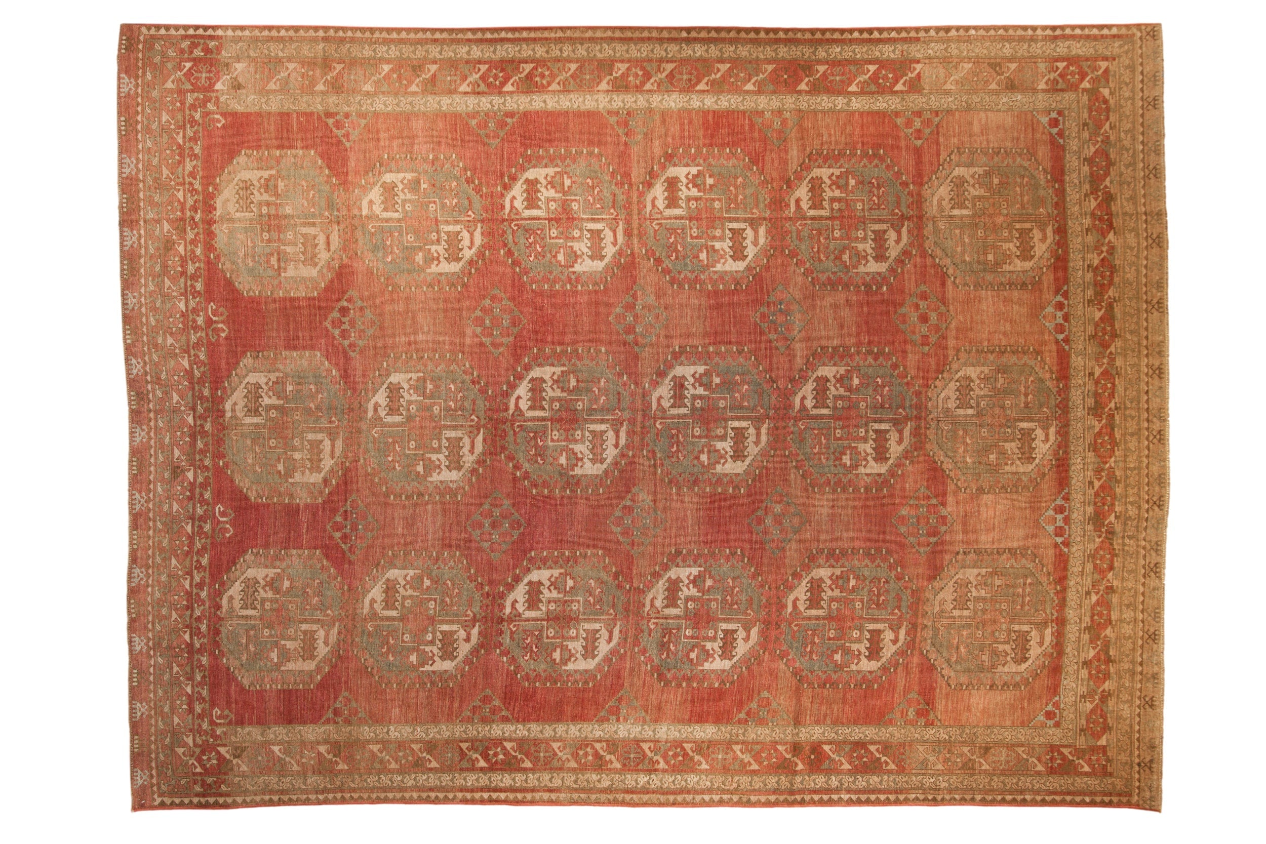 8.5x11.5 Vintage Distressed Ersari Carpet by Old New House® - main product image for Resin Society