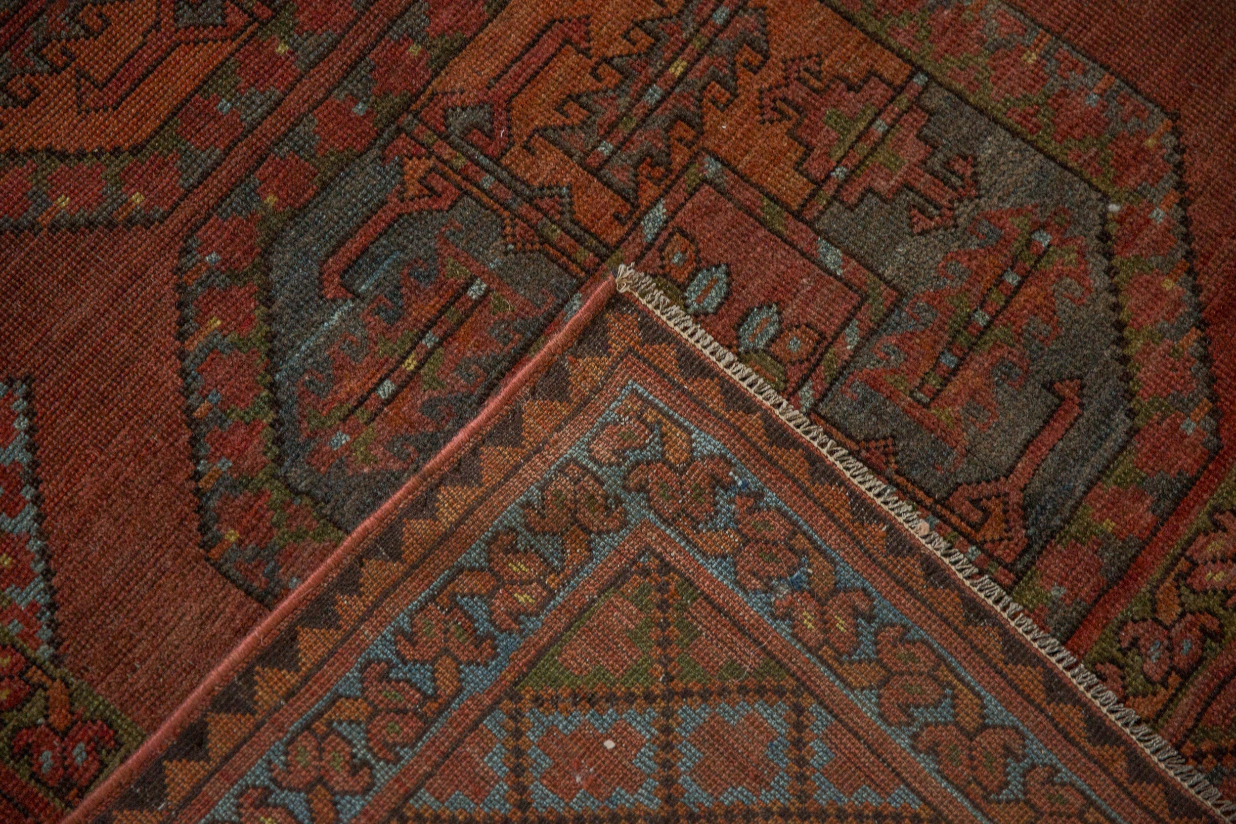 8.5x11 Vintage Distressed Ersari Carpet by Old New House® - product image 9 for Resin Society