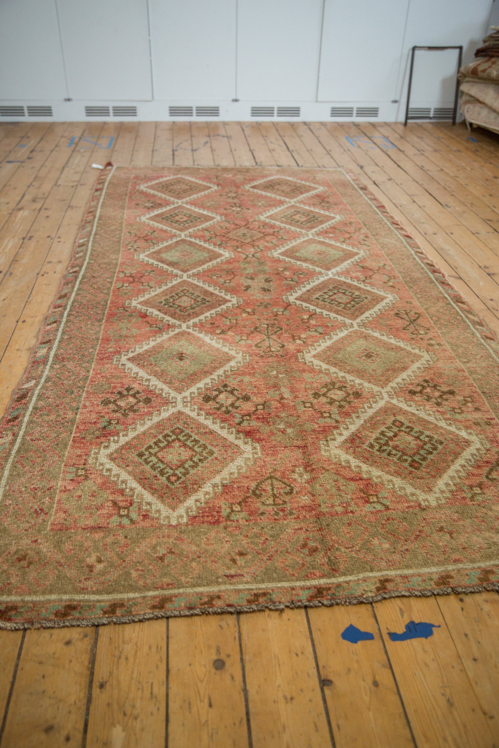 5.5x11 Vintage Distressed Kurdish Rug Runner by Old New House® - product image 9 for Resin Society