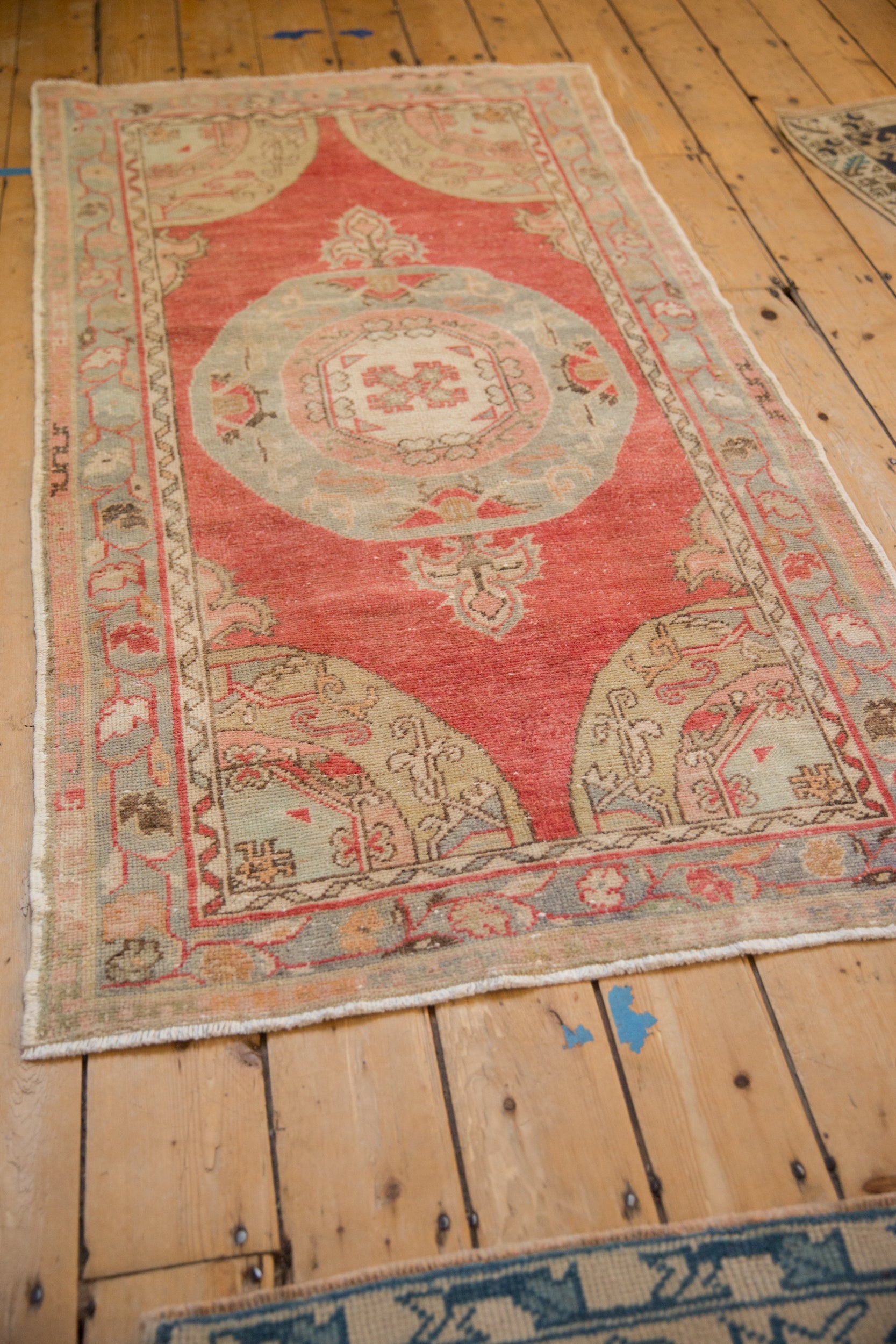 3x6 Vintage Distressed Oushak Rug Runner by Old New House® - product image 6 for Resin Society