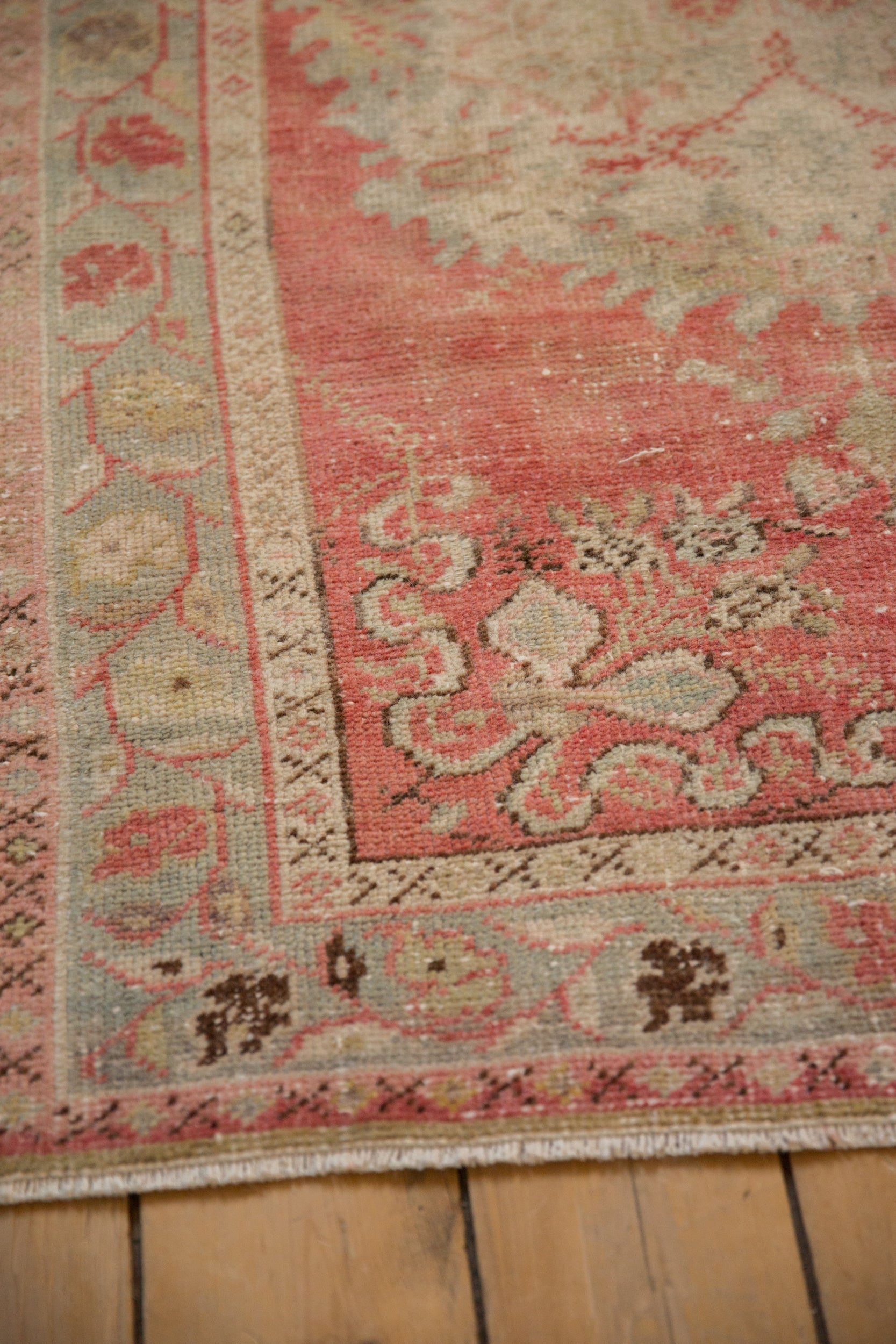 3x5.5 Vintage Distressed Oushak Rug by Old New House® - product image 5 for Resin Society