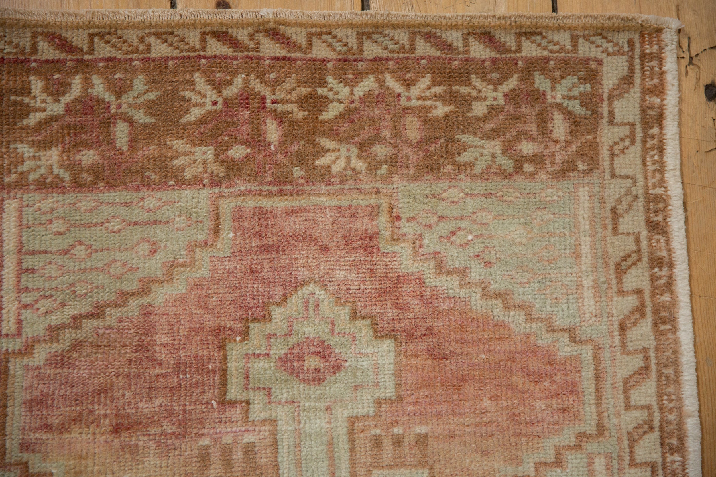 2x4 Vintage Distressed Oushak Rug Runner
