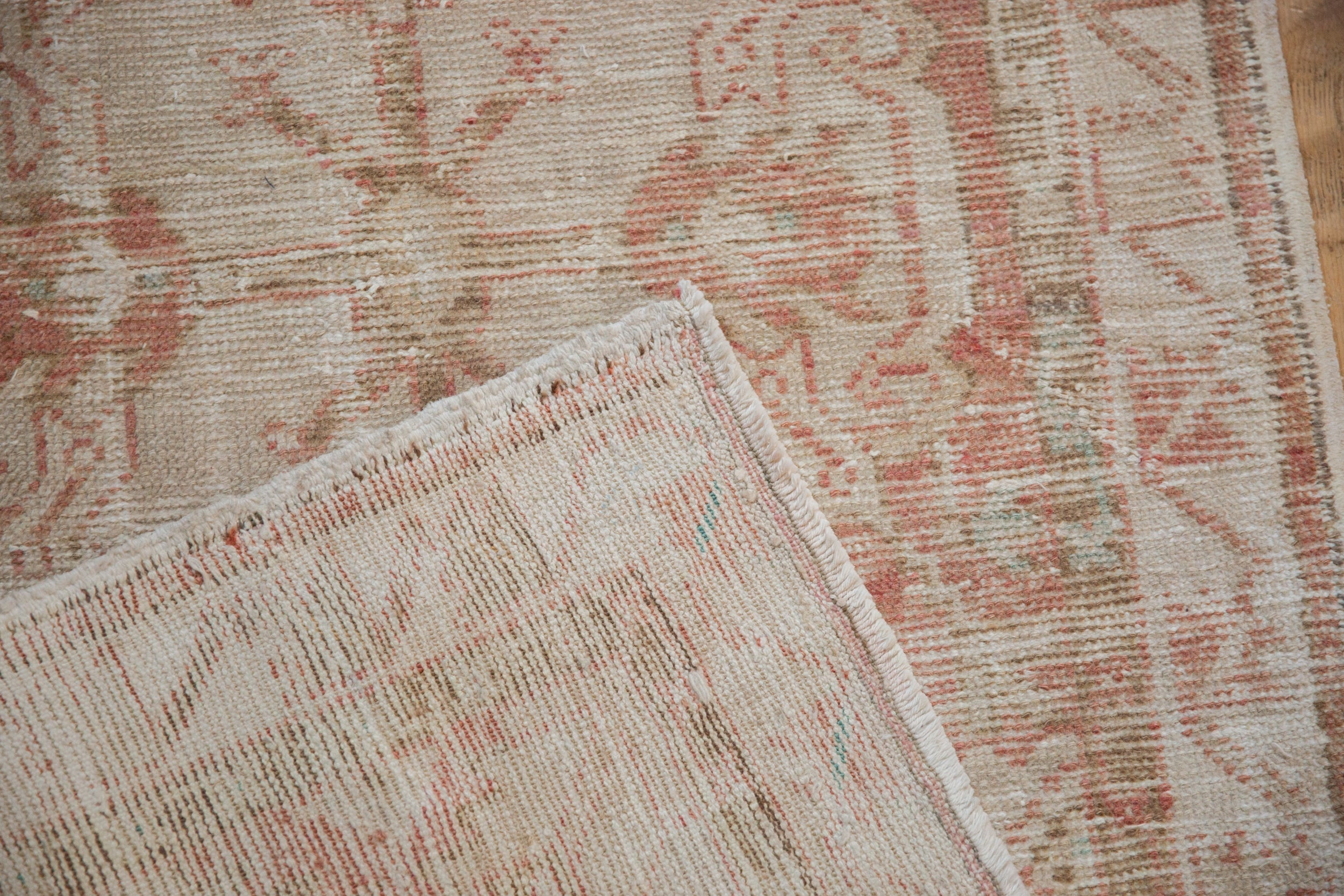 2.5x5.5 Vintage Distressed Oushak Rug Runner by Old New House® - product image 9 for Resin Society