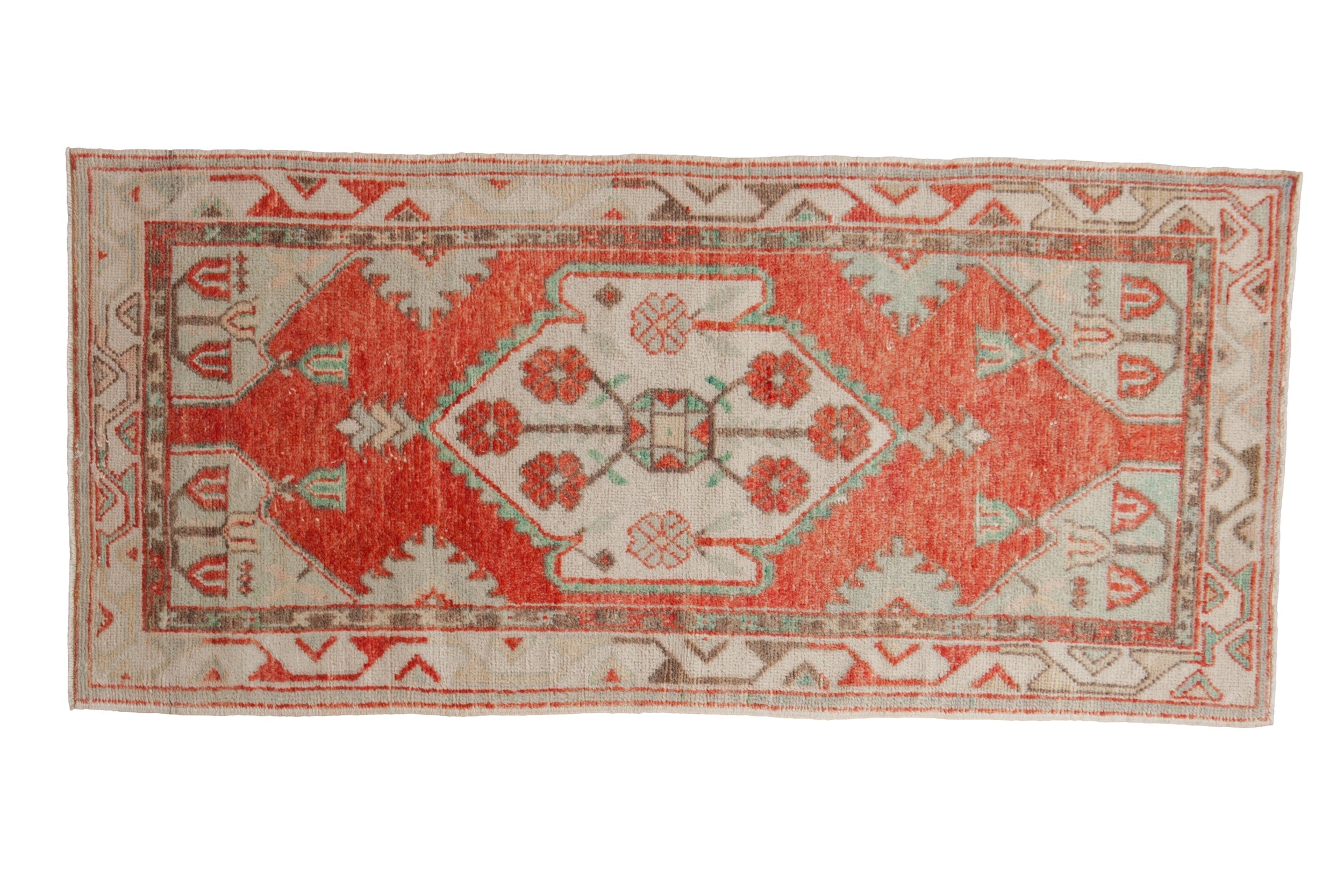2.5x5.5 Vintage Distressed Oushak Rug Runner by Old New House® - main product image for Resin Society