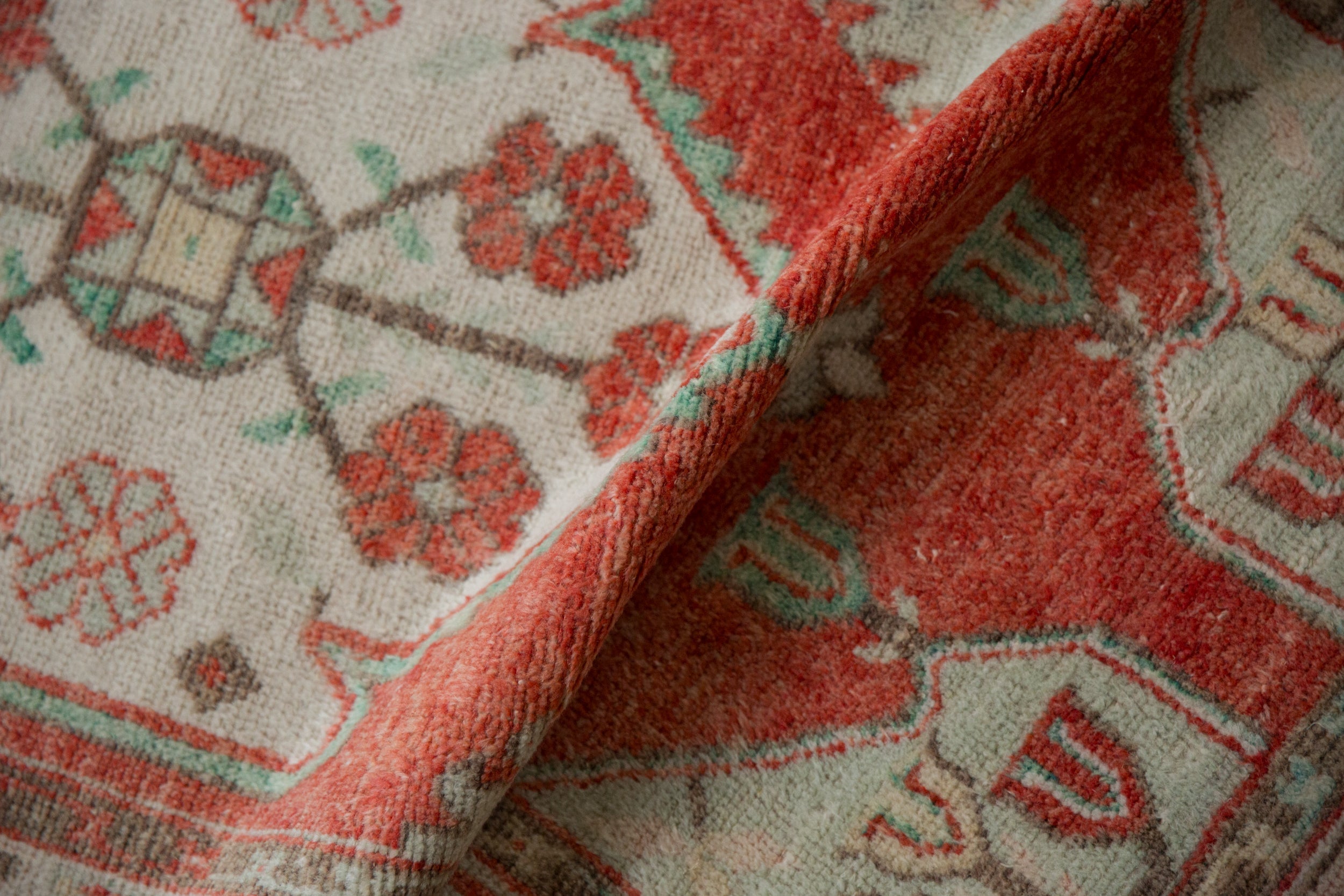 2.5x5.5 Vintage Distressed Oushak Rug Runner by Old New House® - product image 11 for Resin Society