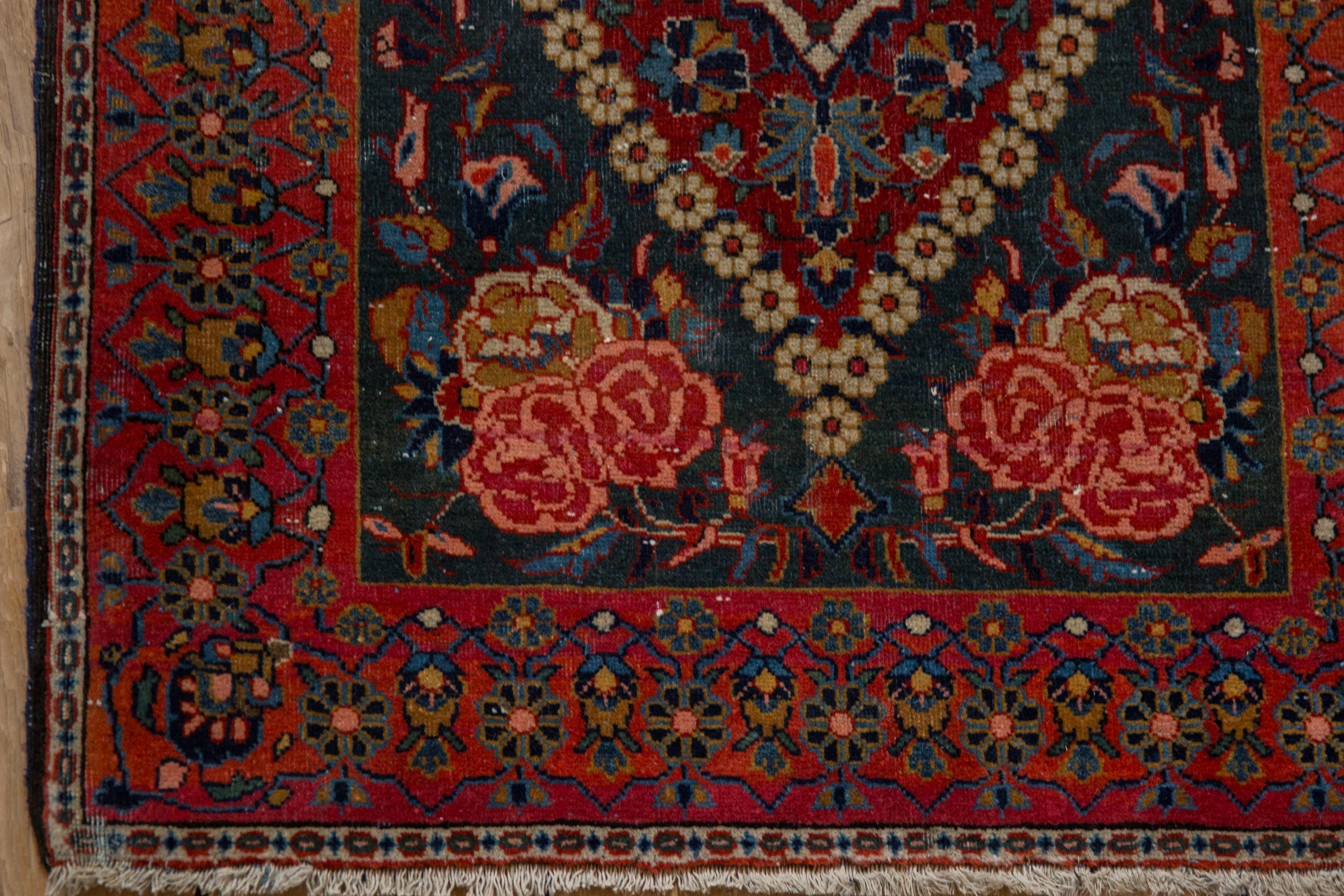 2x3 Vintage Fine Kashan Rug Mat by Old New House® - product image 6 for Resin Society