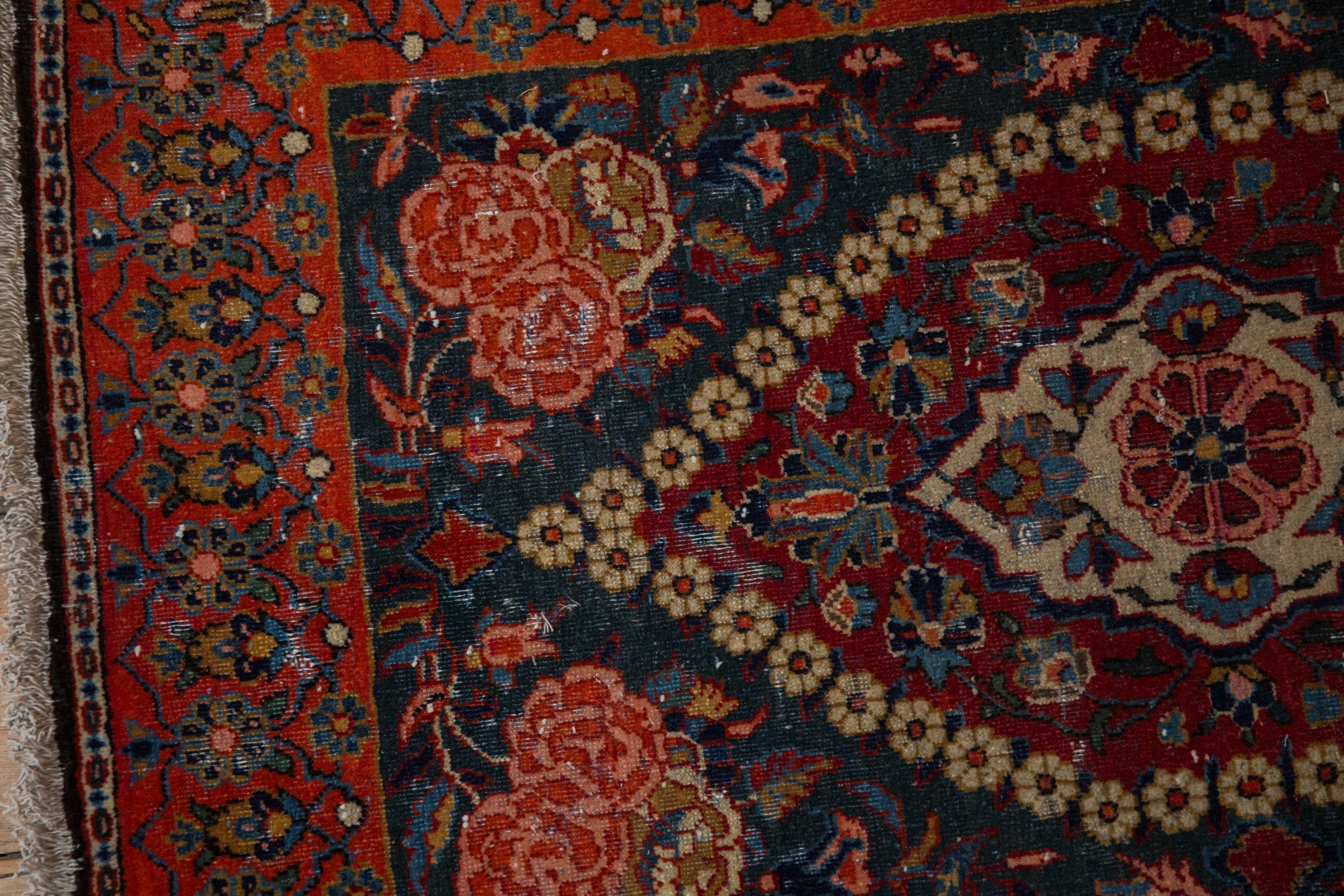 2x3 Vintage Fine Kashan Rug Mat by Old New House® - product image 7 for Resin Society