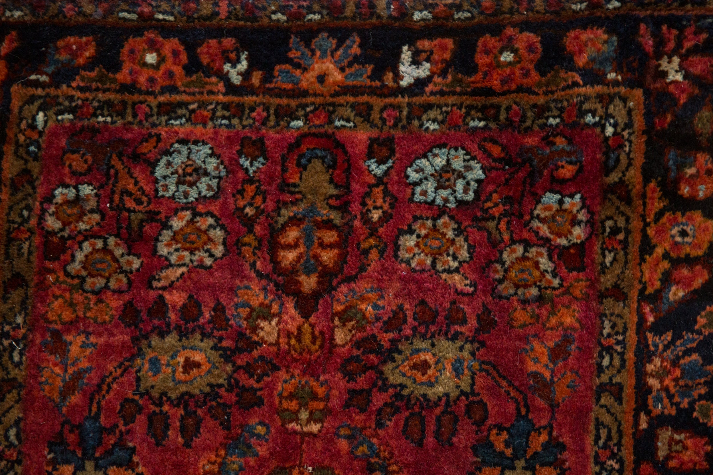 2x2.5 Vintage Fine Lilihan Square Rug Mat by Old New House® - product image 3 for Resin Society