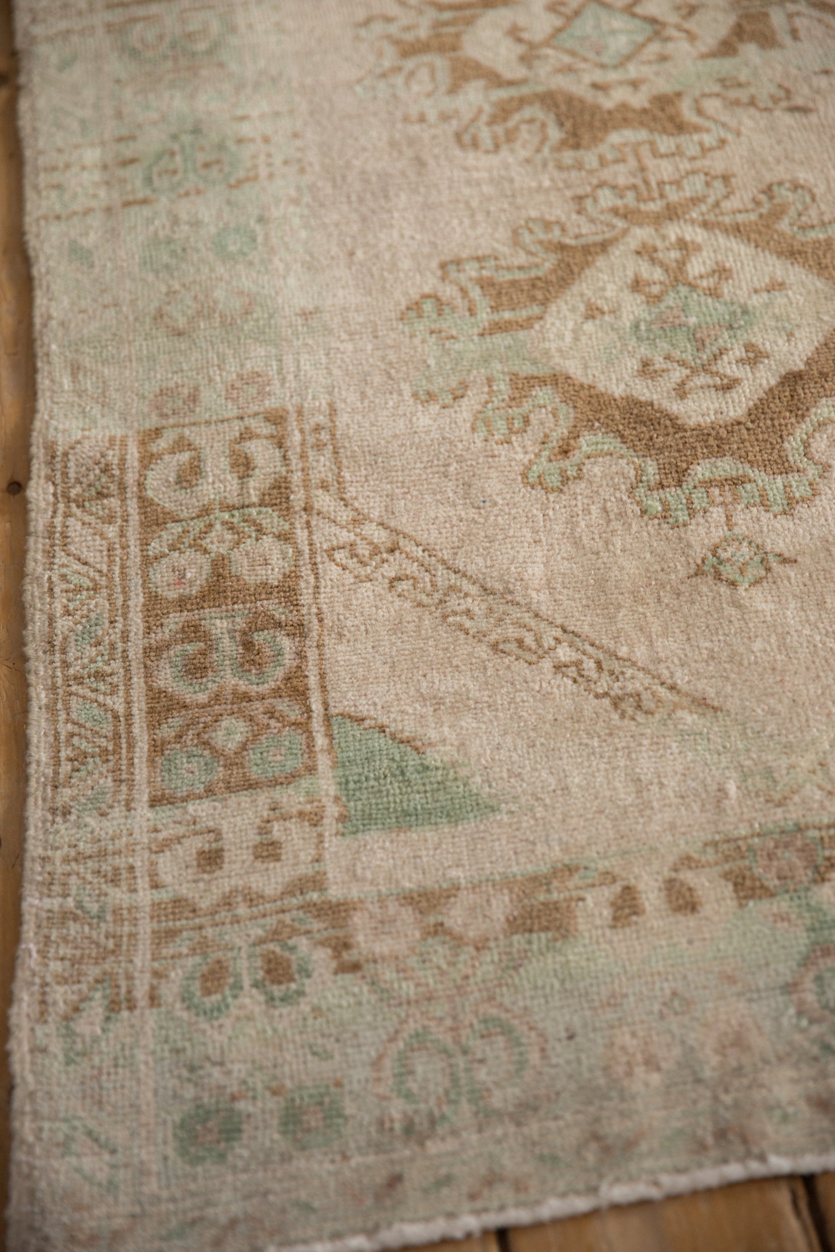 3x4 Vintage Distressed Oushak Square Rug by Old New House® - product image 5 for Resin Society