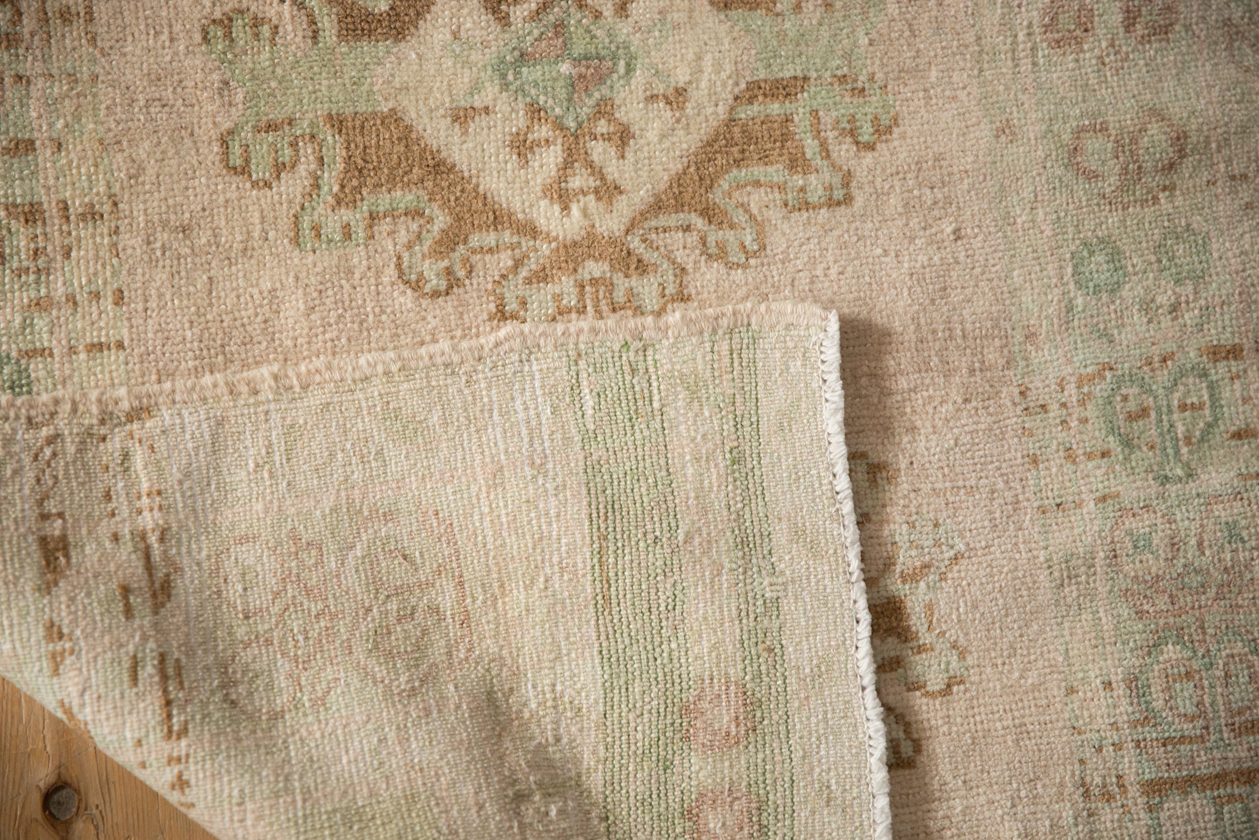 3x4 Vintage Distressed Oushak Square Rug by Old New House® - product image 9 for Resin Society