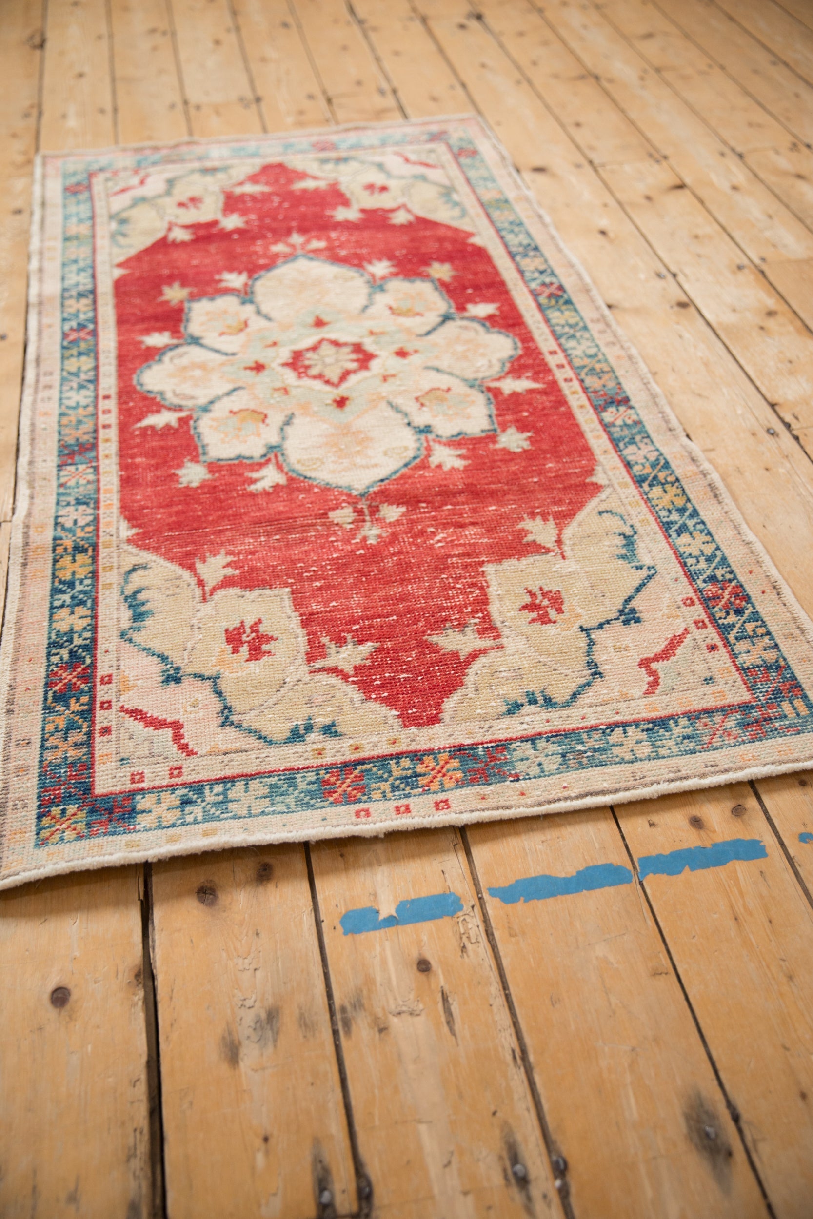 2.5x5 Vintage Distressed Oushak Rug Runner by Old New House® - product image 6 for Resin Society