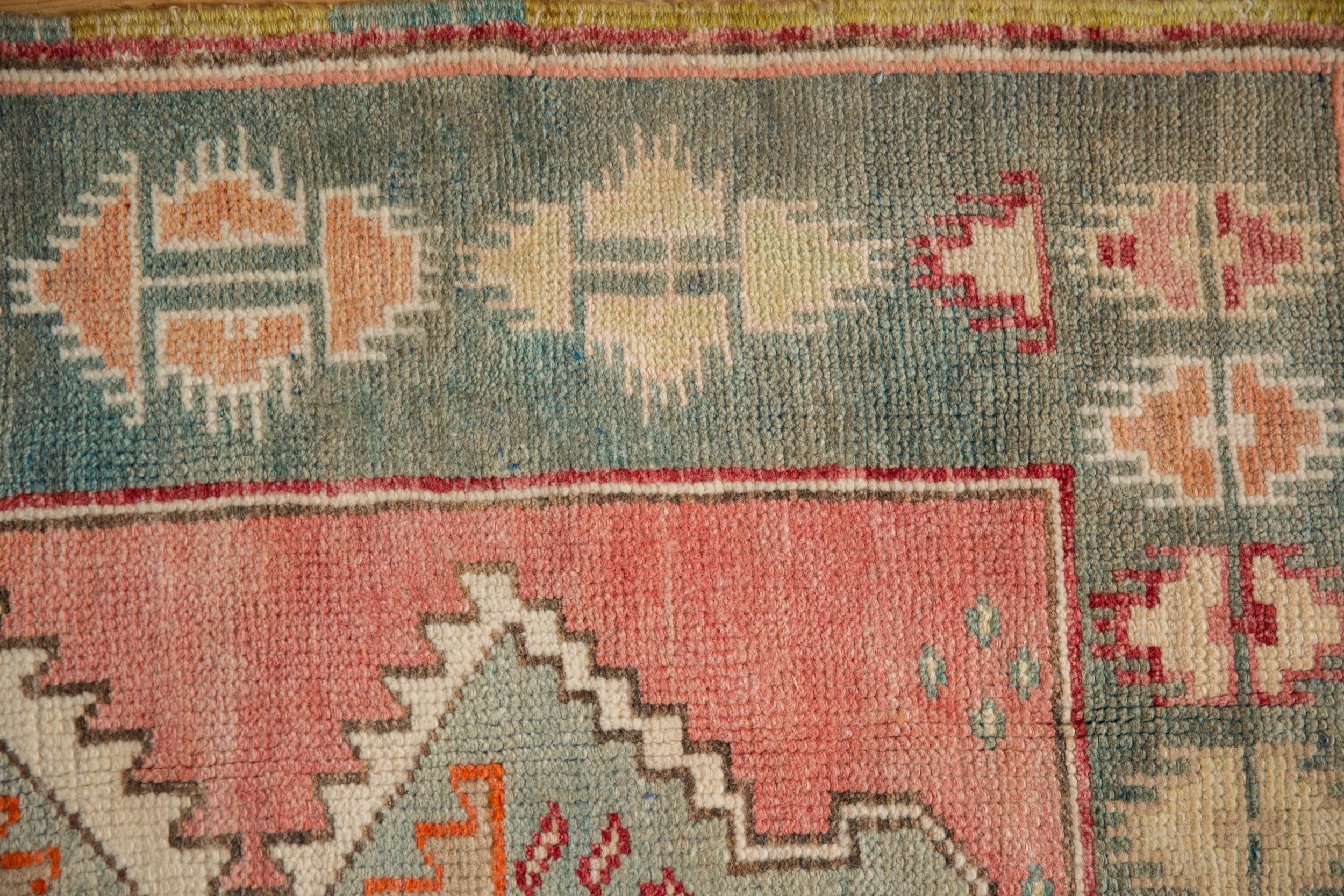 2.5x3.5 Vintage Distressed Oushak Rug by Old New House® - product image 3 for Resin Society
