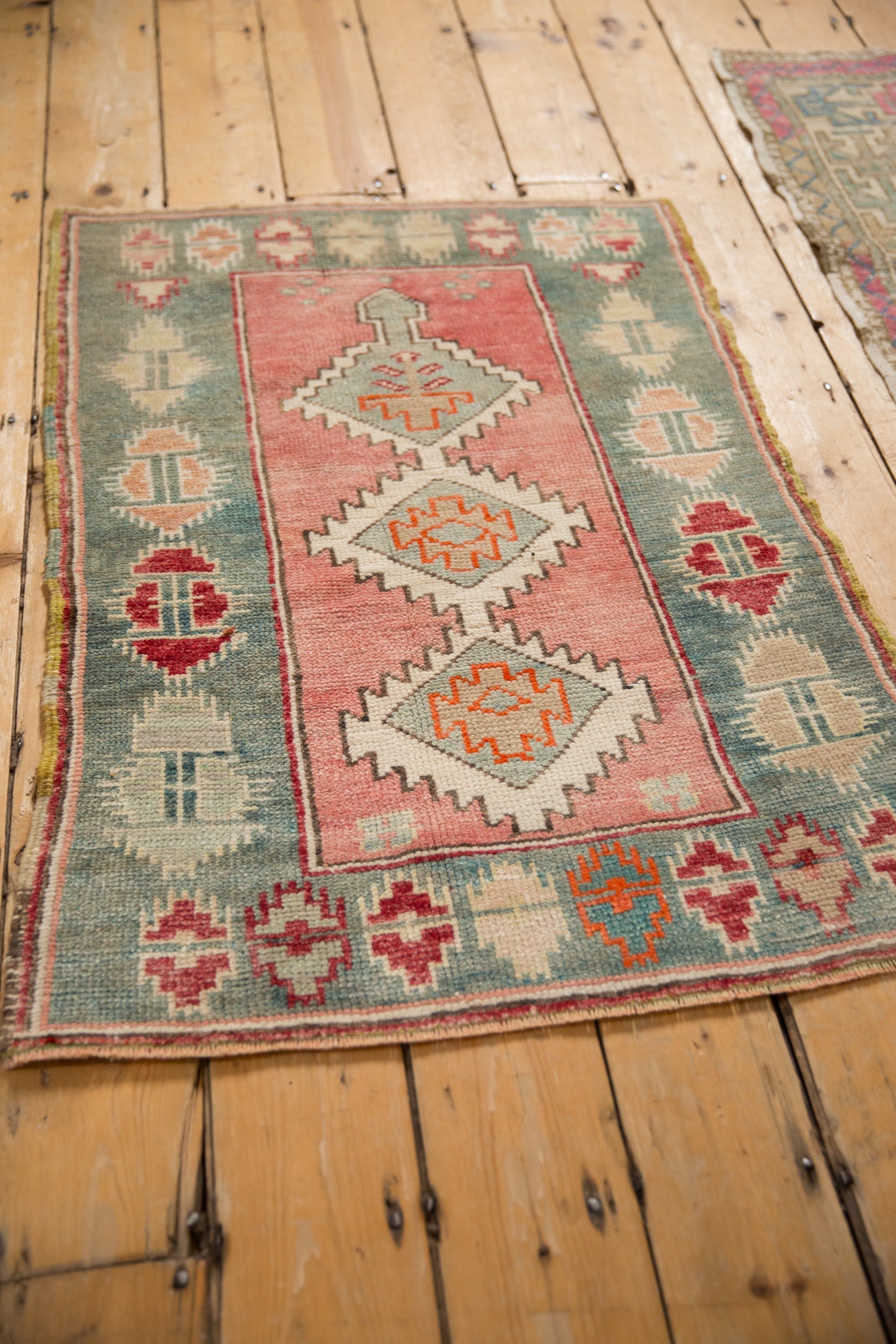 2.5x3.5 Vintage Distressed Oushak Rug by Old New House® - product image 5 for Resin Society