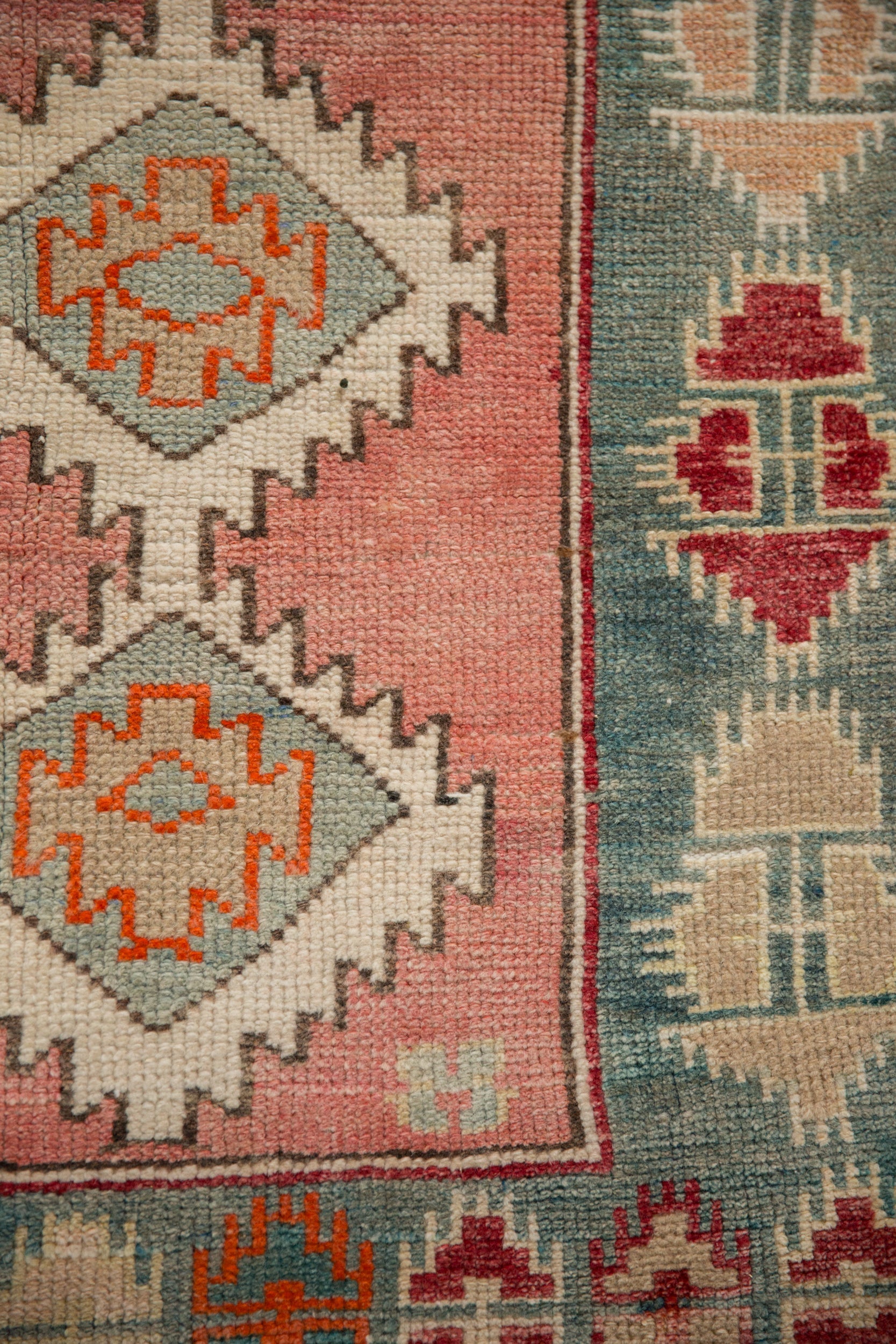 2.5x3.5 Vintage Distressed Oushak Rug by Old New House® - product image 6 for Resin Society