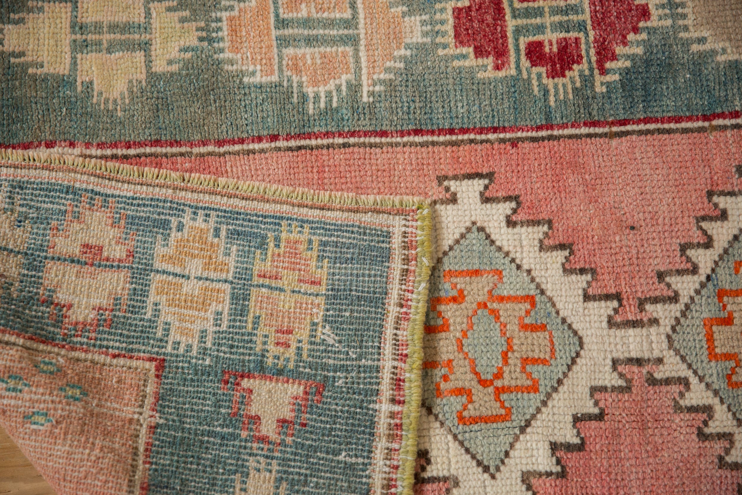 2.5x3.5 Vintage Distressed Oushak Rug by Old New House® - product image 10 for Resin Society