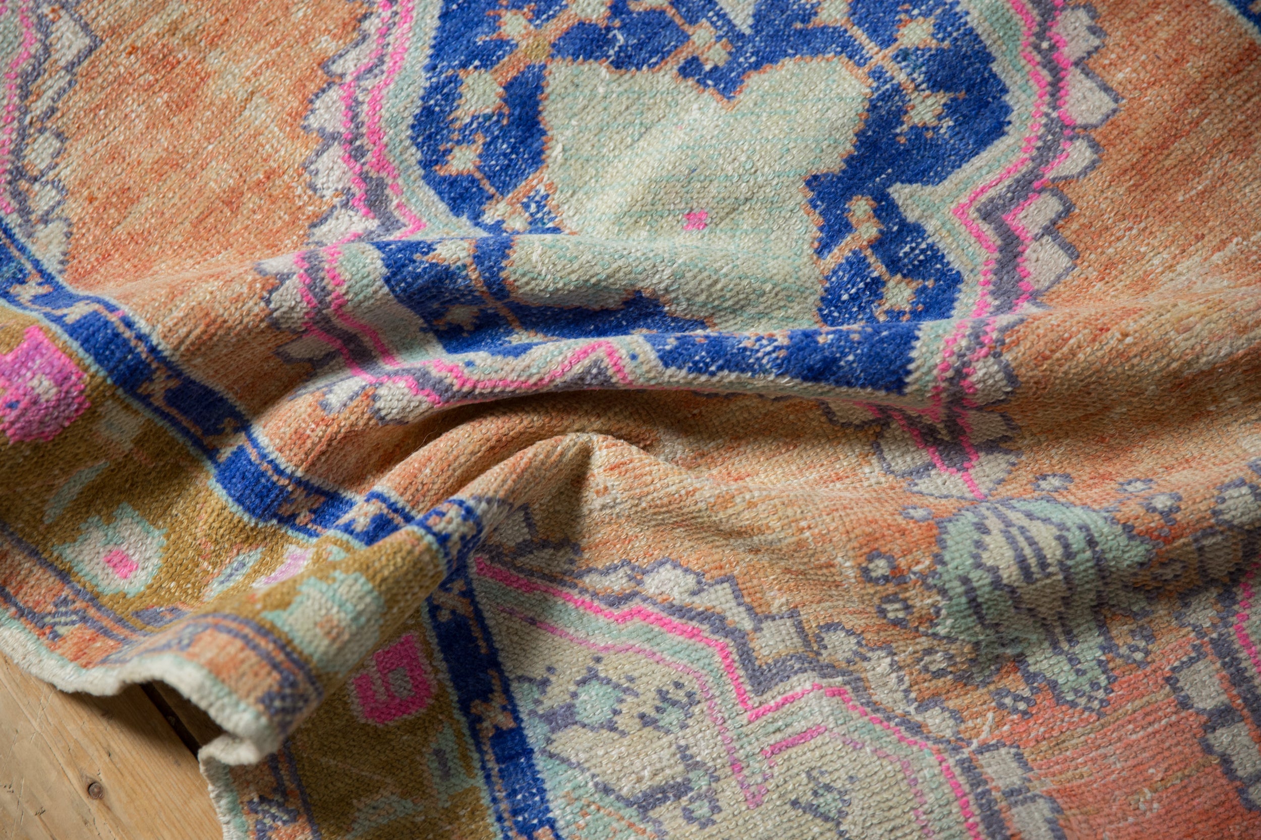 2.5x4.5 Vintage Distressed Oushak Rug by Old New House® - product image 10 for Resin Society