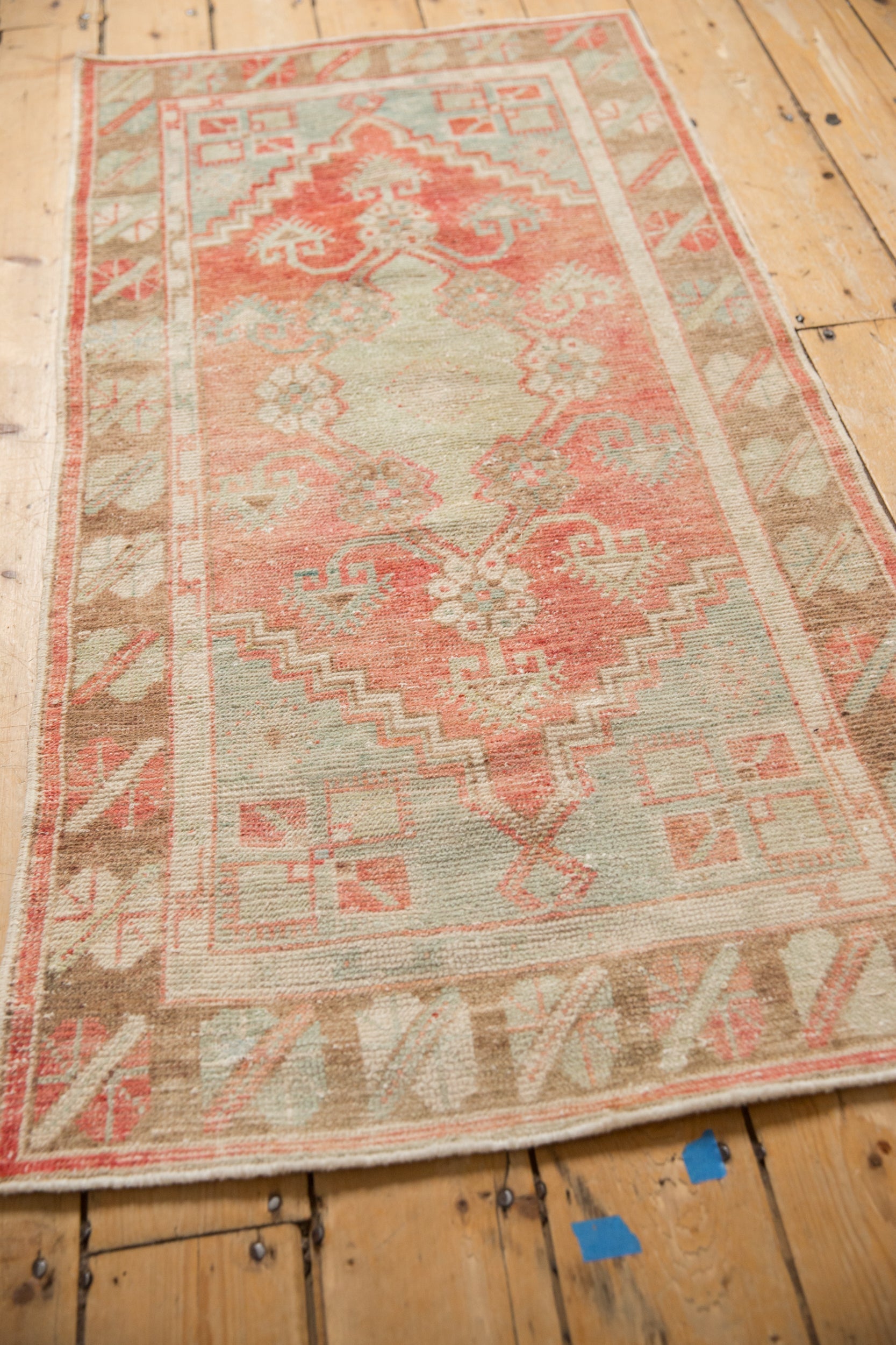 2.5x5 Vintage Distressed Oushak Rug Runner by Old New House® - product image 6 for Resin Society