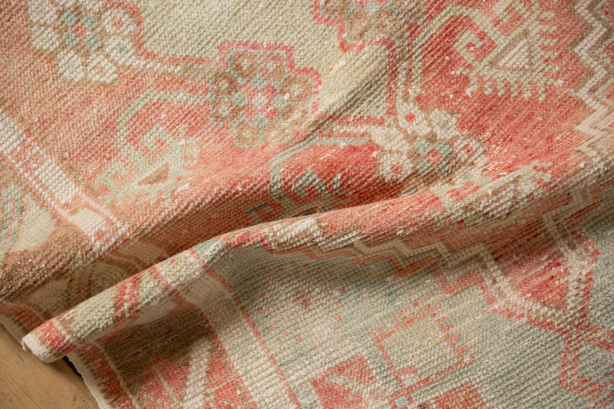 2.5x5 Vintage Distressed Oushak Rug Runner by Old New House® - product image 8 for Resin Society