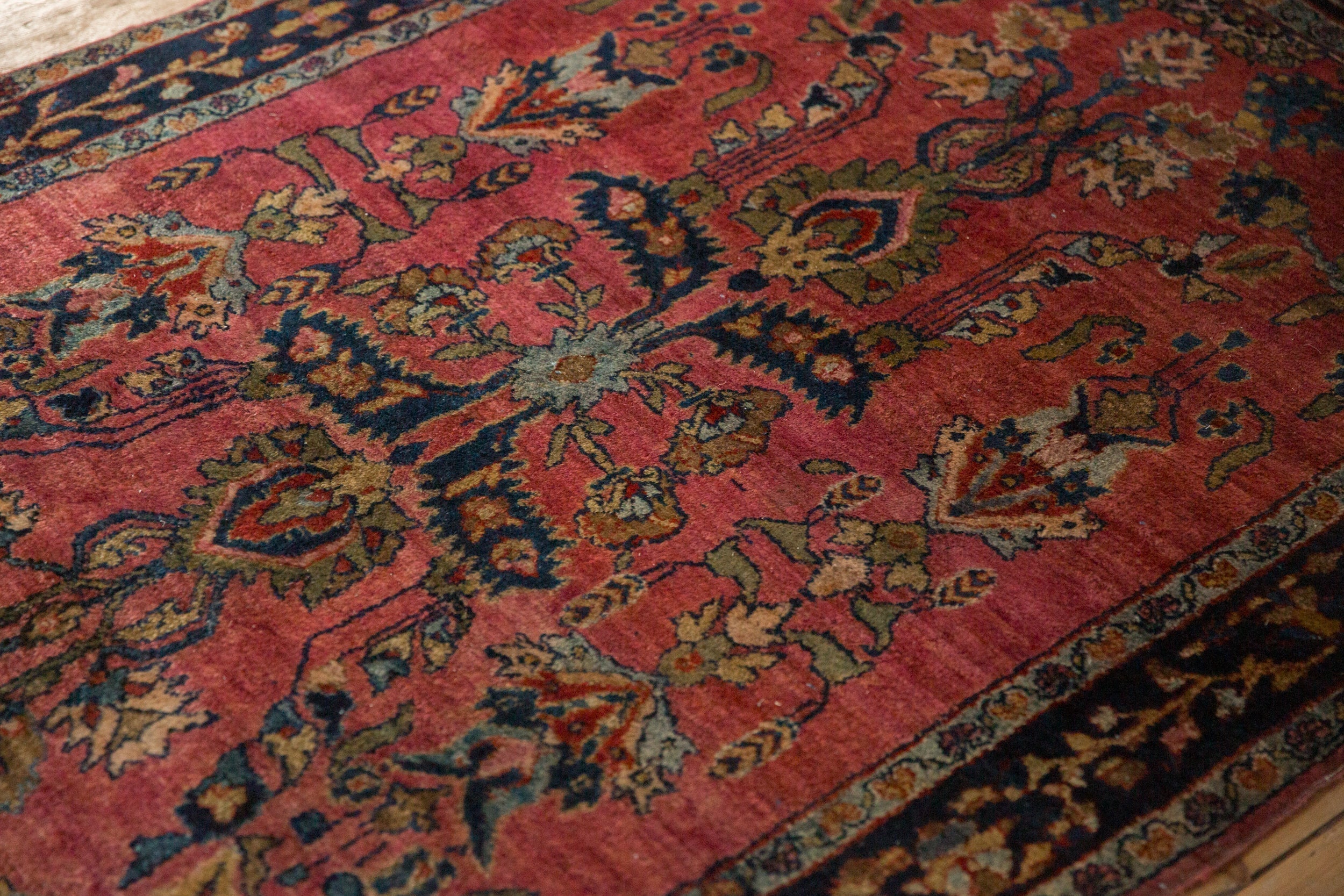 4x6.5 Antique Fine Sarouk Rug by Old New House® - product image 7 for Resin Society