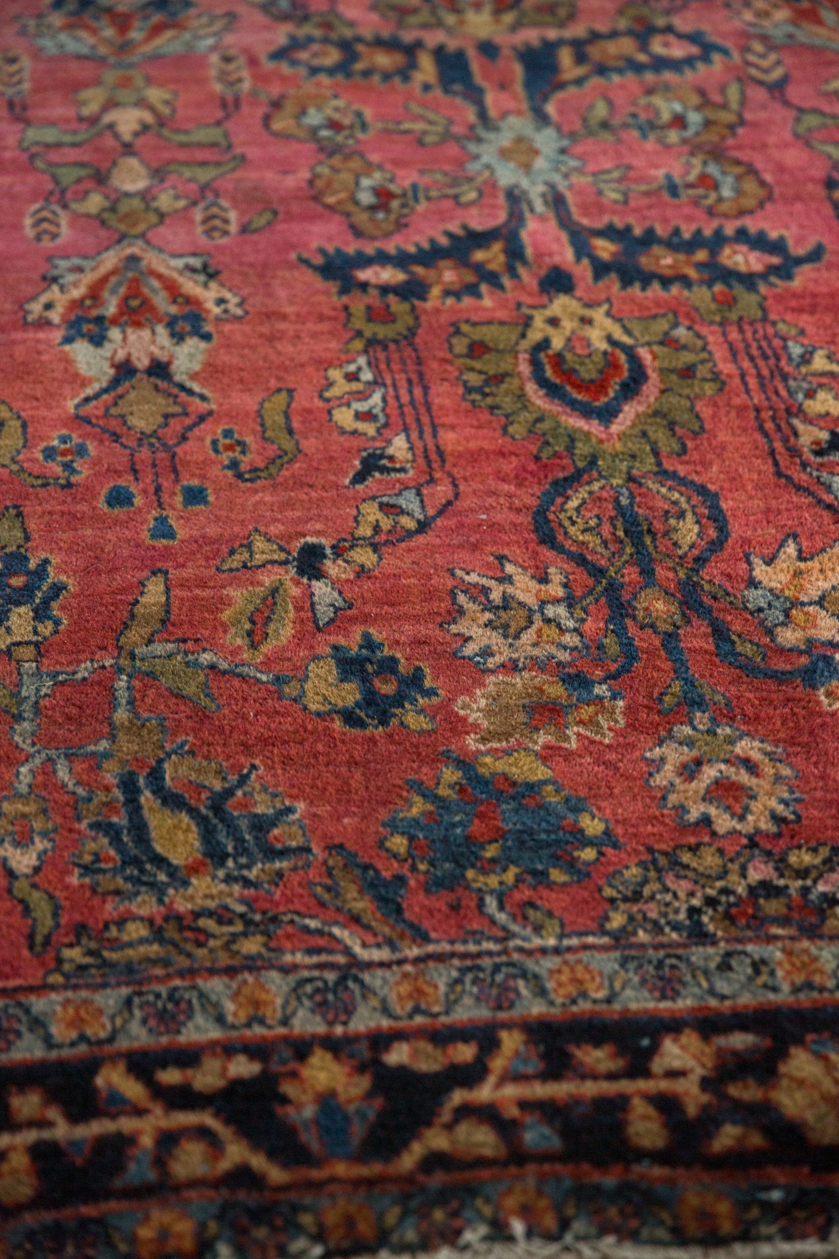 4x6.5 Antique Fine Sarouk Rug by Old New House® - product image 9 for Resin Society