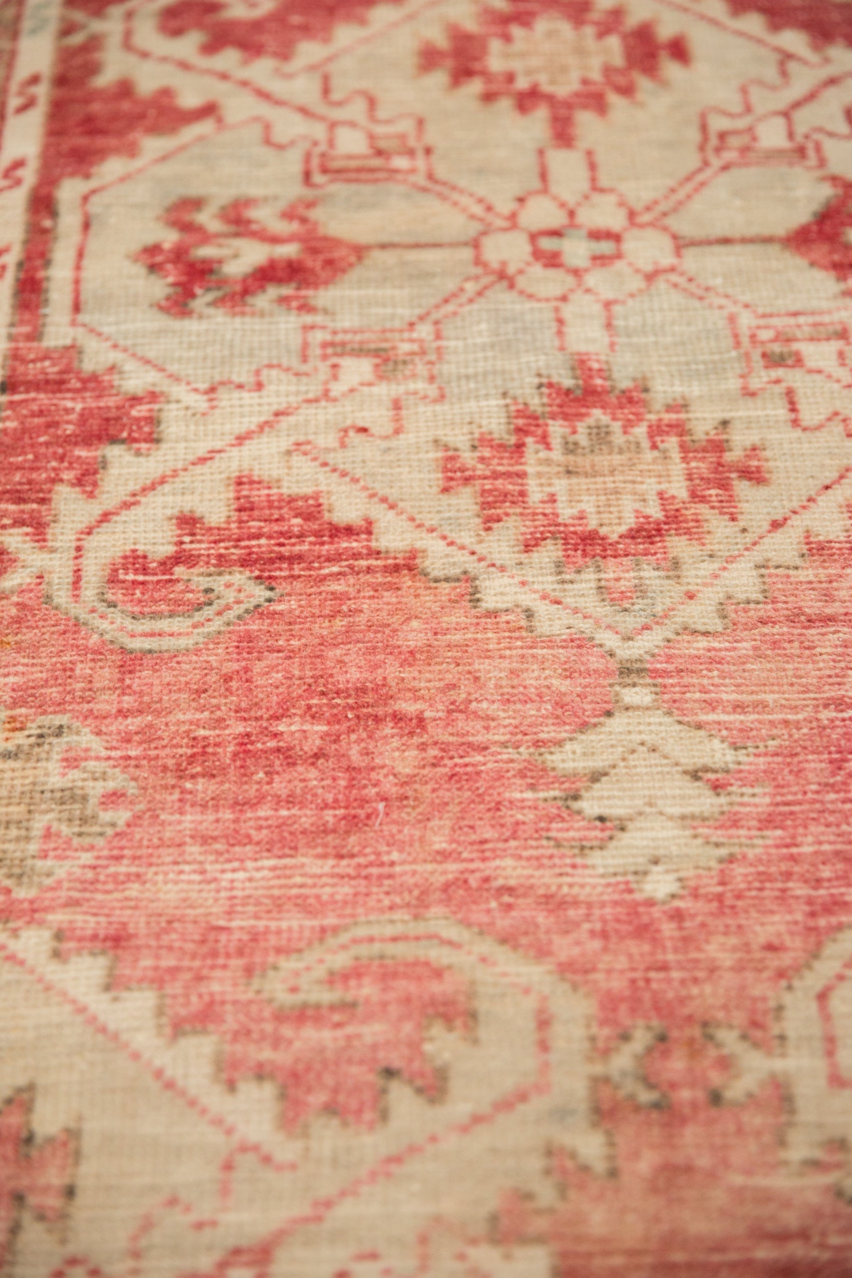 2.5x5.5 Vintage Distressed Oushak Rug Runner by Old New House® - product image 7 for Resin Society