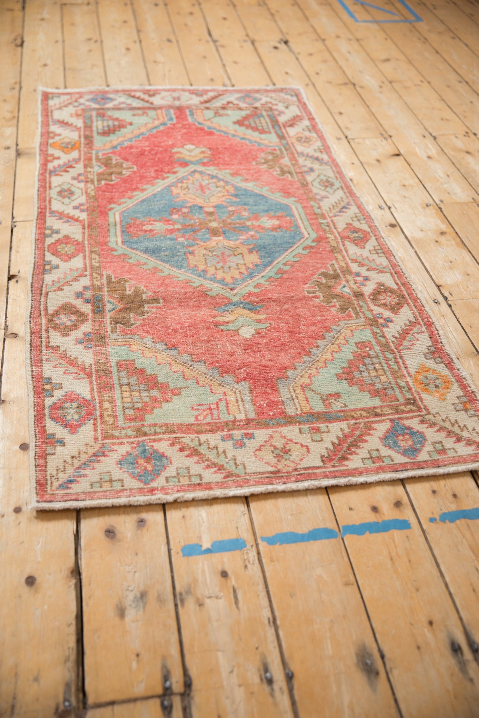 3x5.5 Vintage Distressed Oushak Rug by Old New House® - product image 6 for Resin Society