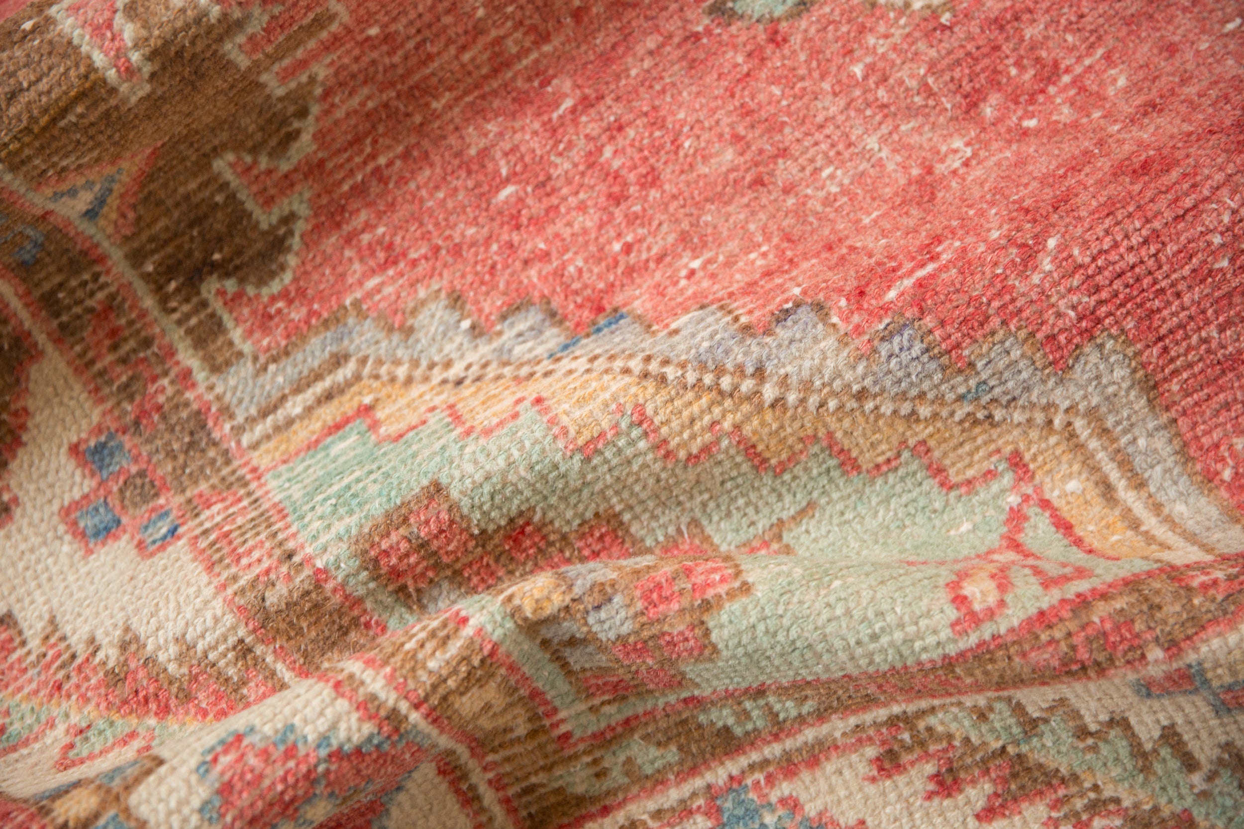 3x5.5 Vintage Distressed Oushak Rug by Old New House® - product image 8 for Resin Society