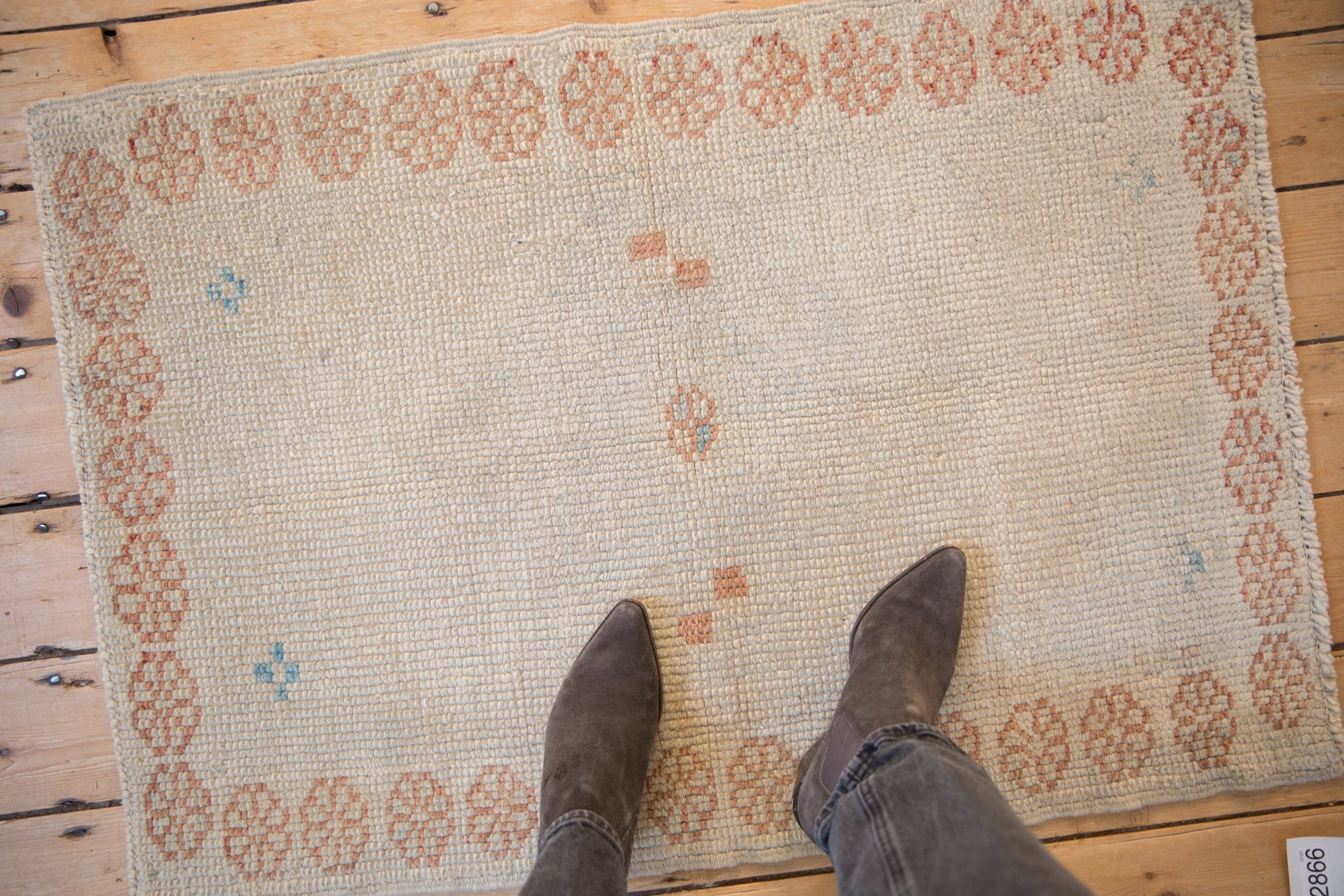 2.5x3.5 Distressed Oushak Rug by Old New House® - product image 2 for Resin Society