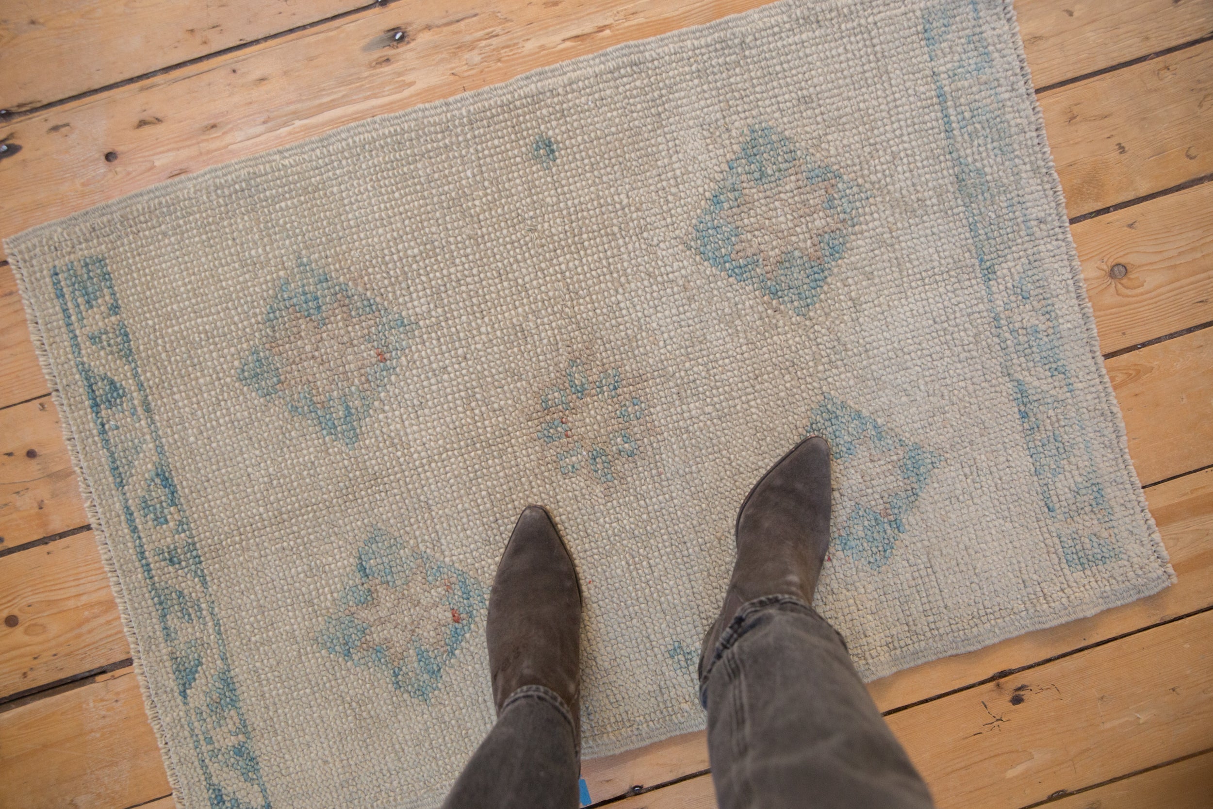 2x3.5 Distressed Oushak Rug by Old New House® - product image 2 for Resin Society