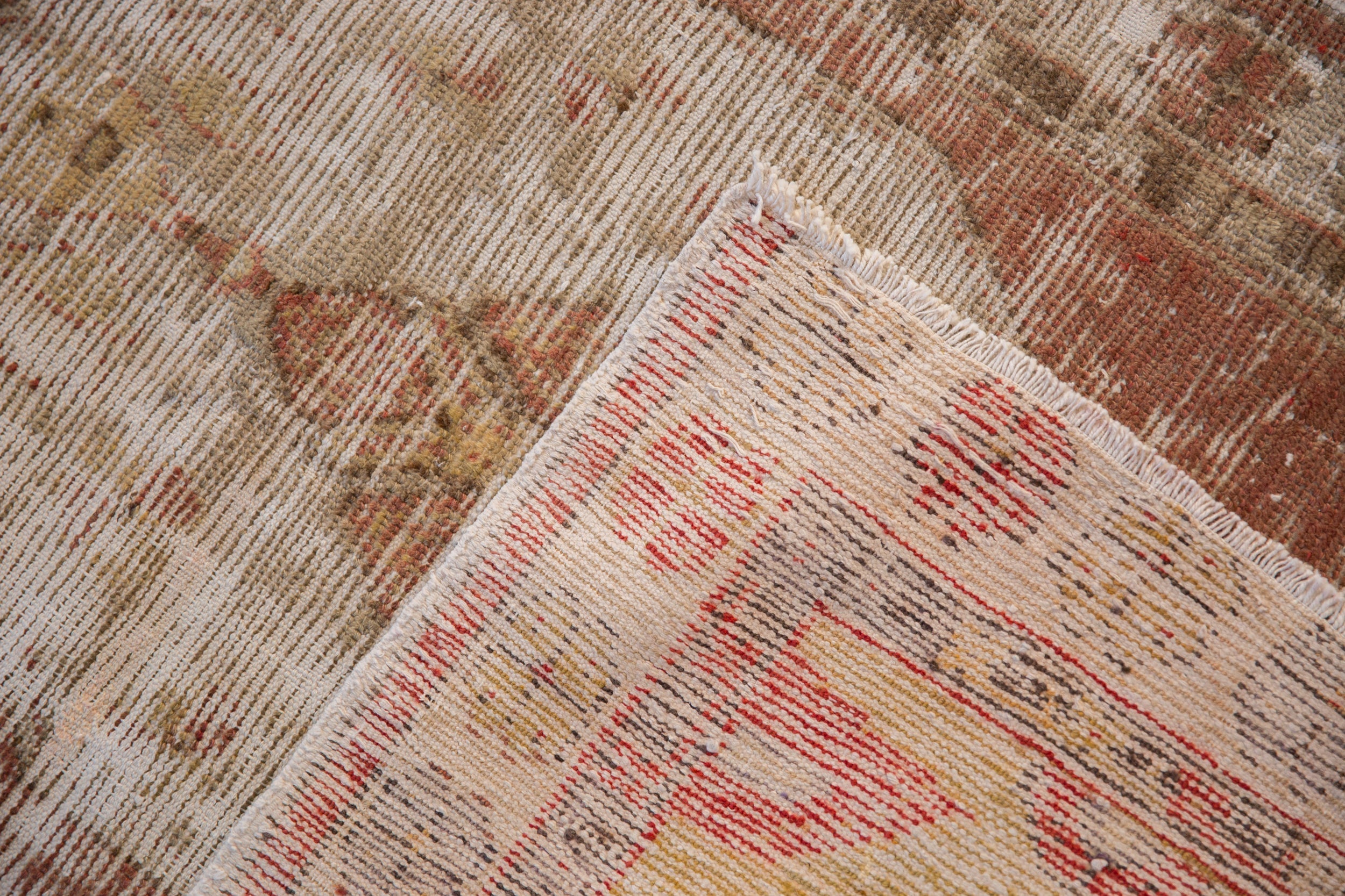 2.5x4.5 Vintage Distressed Oushak Rug