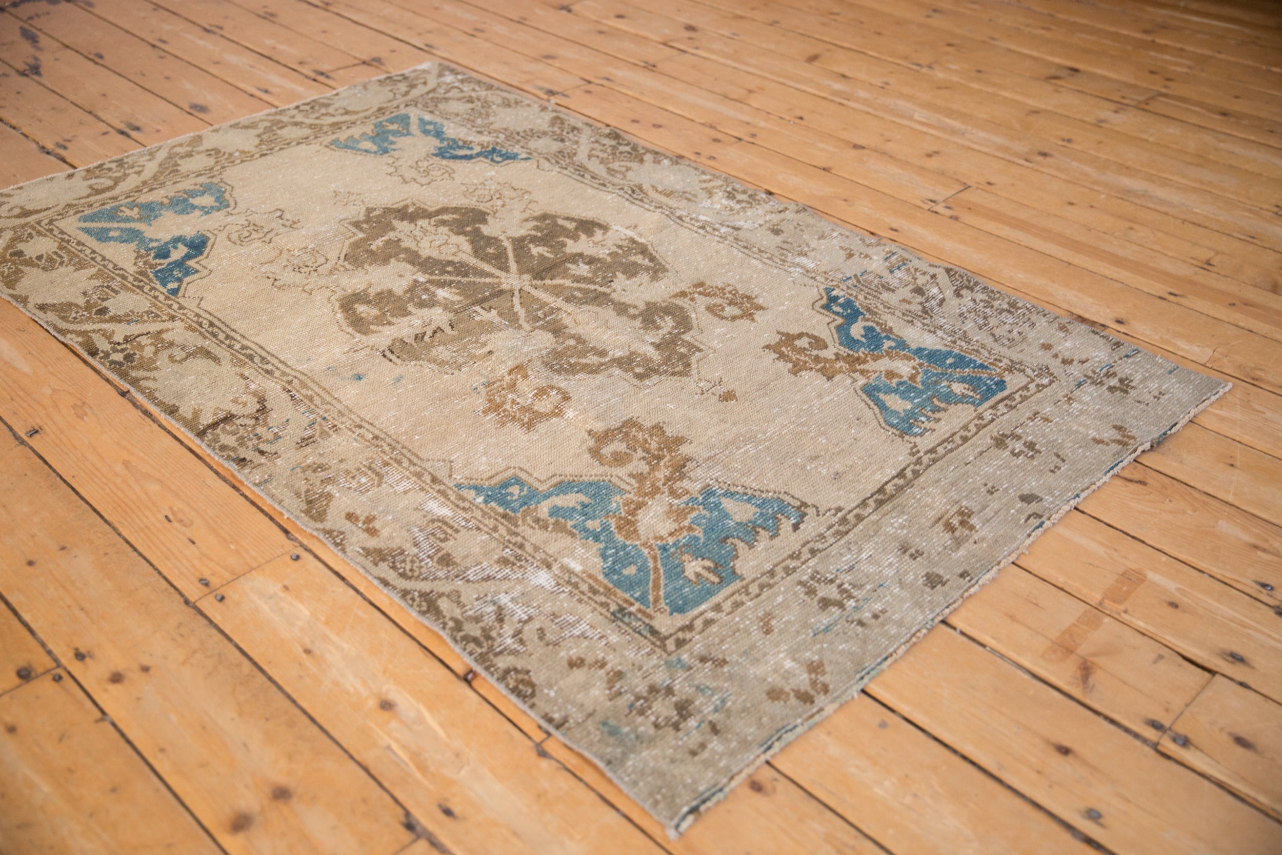 3.5x5.5 Vintage Distressed Oushak Rug by Old New House® - product image 4 for Resin Society
