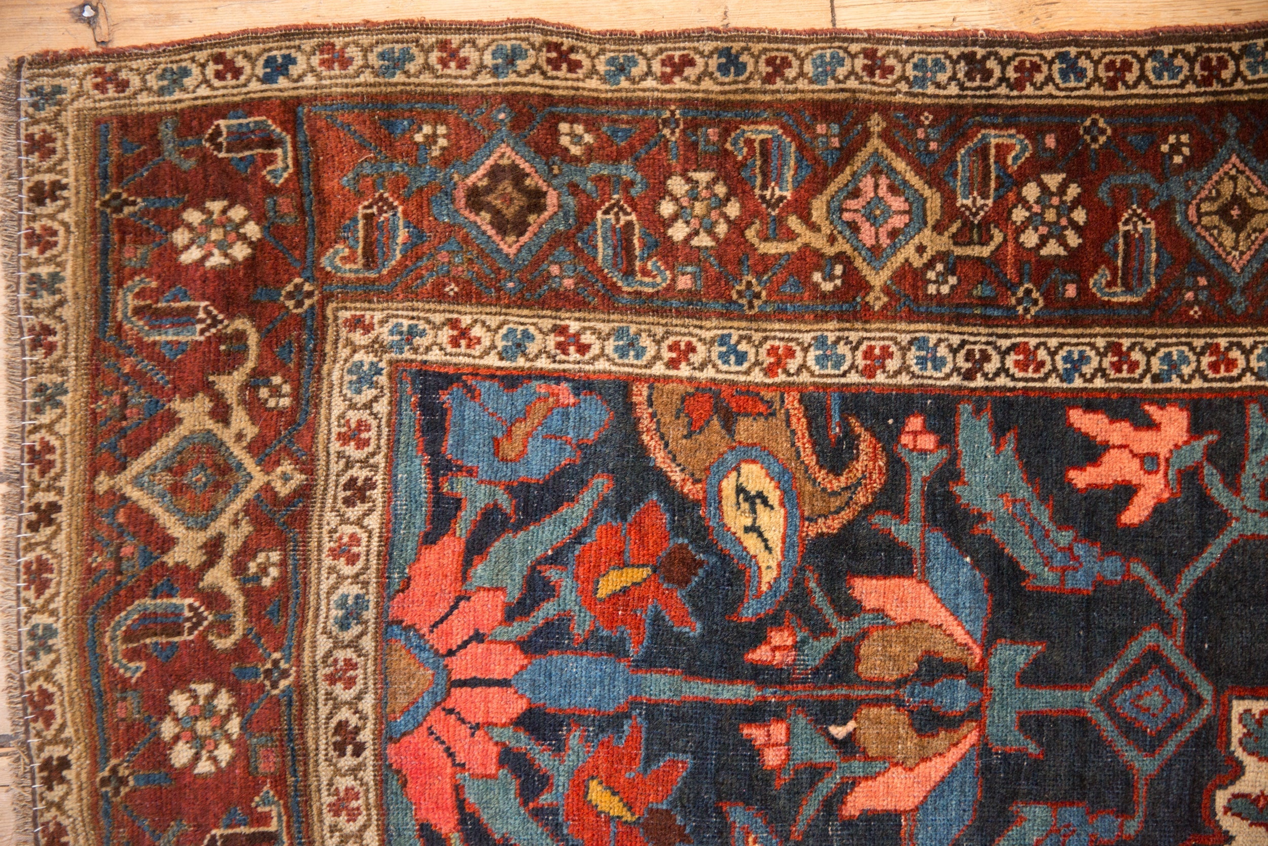 4.5x6 Antique Kurdish Bijar Rug by Old New House® - product image 3 for Resin Society