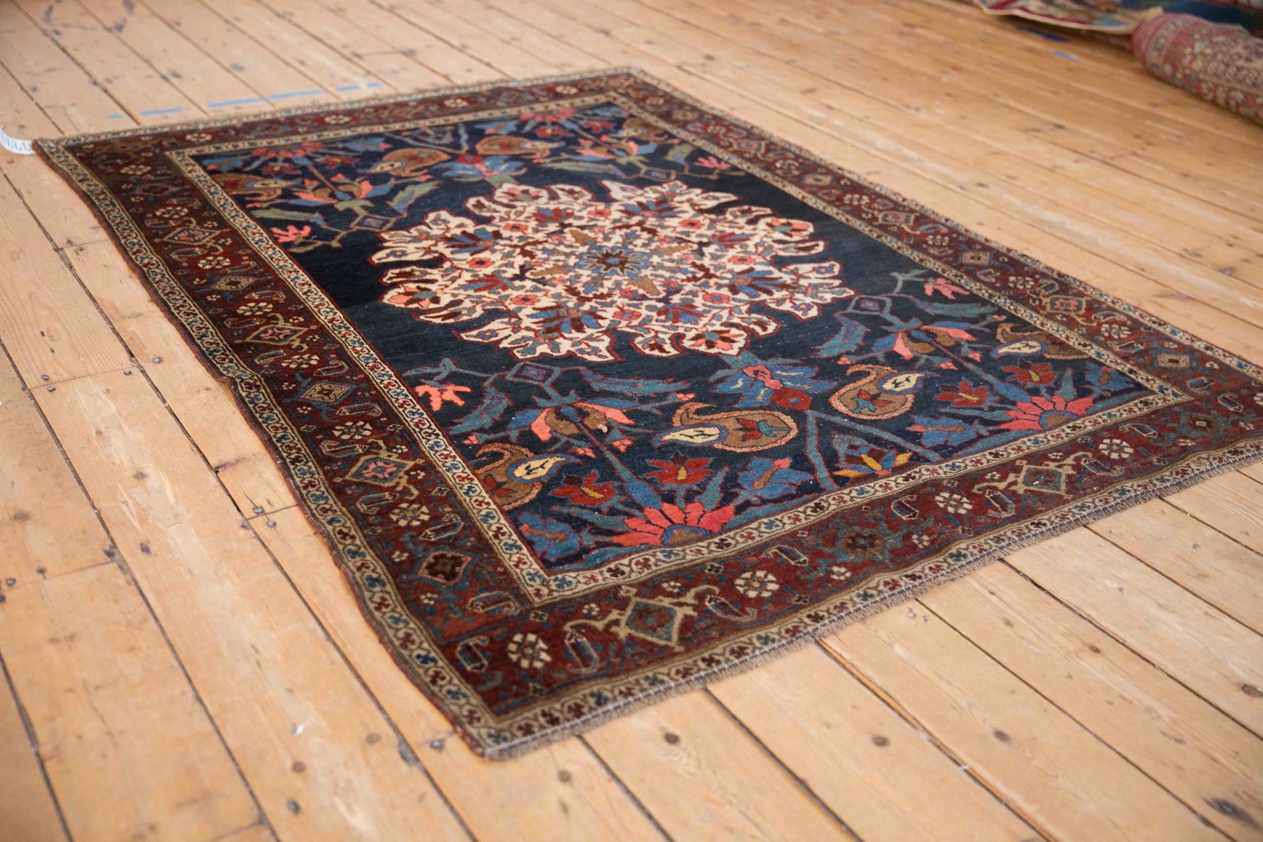 4.5x6 Antique Kurdish Bijar Rug by Old New House® - product image 5 for Resin Society