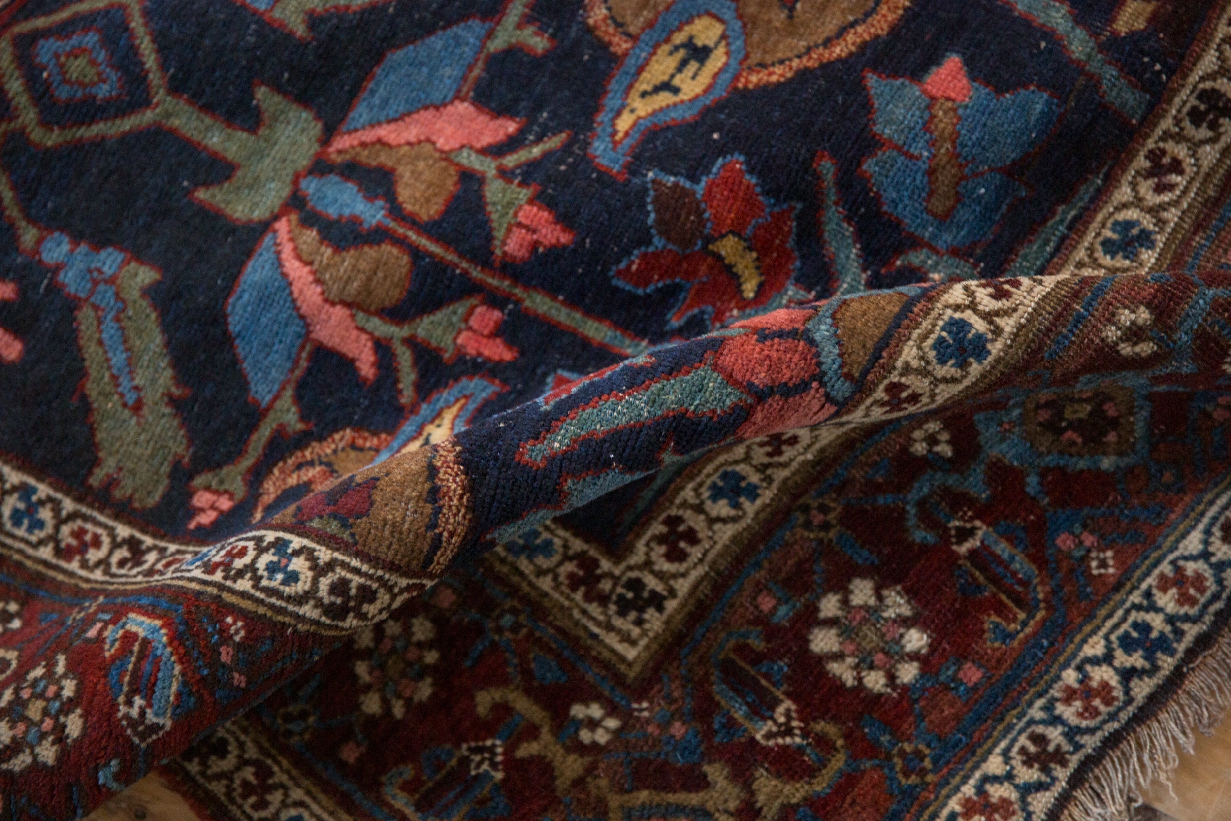 4.5x6 Antique Kurdish Bijar Rug by Old New House® - product image 11 for Resin Society