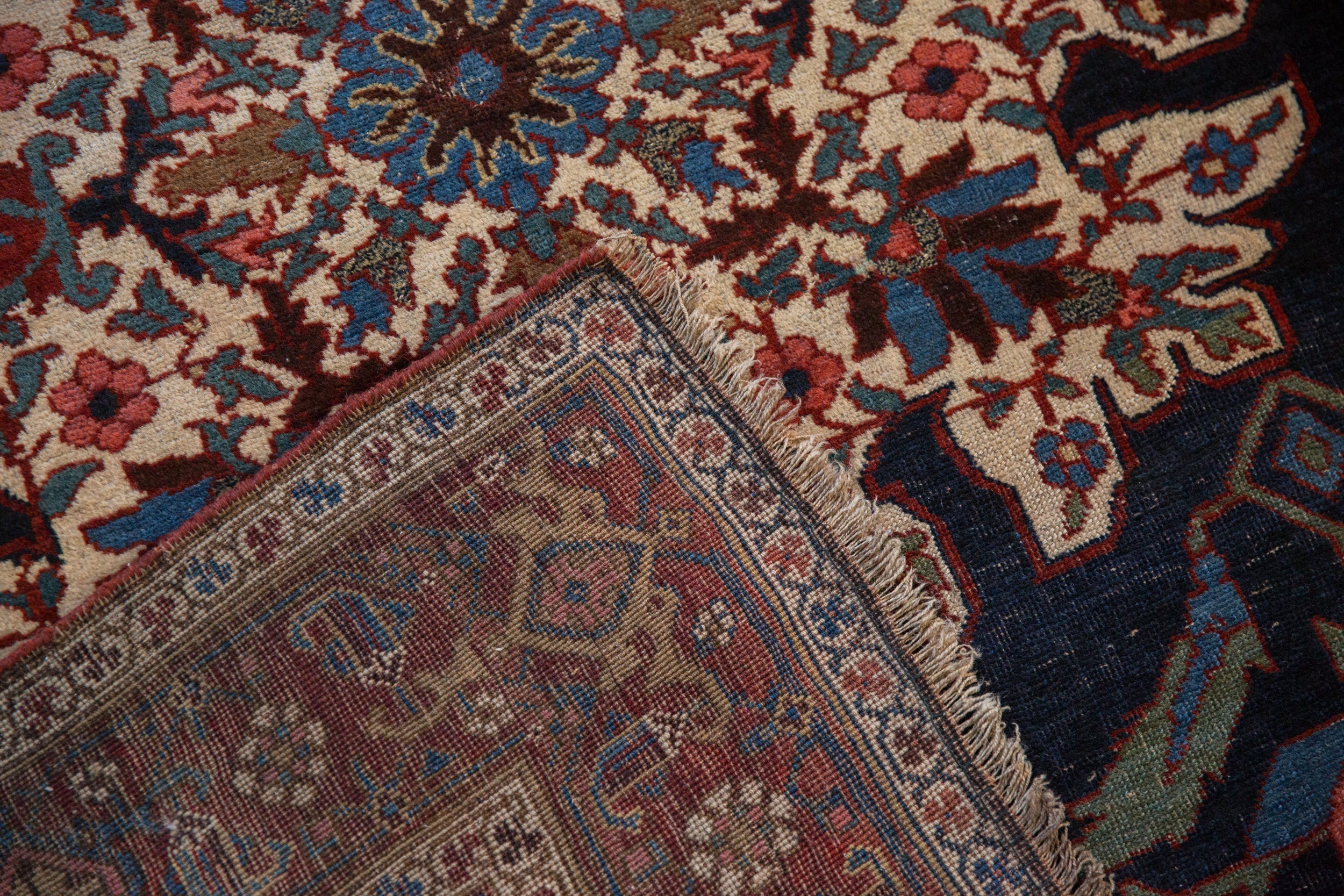 4.5x6 Antique Kurdish Bijar Rug by Old New House® - product image 12 for Resin Society
