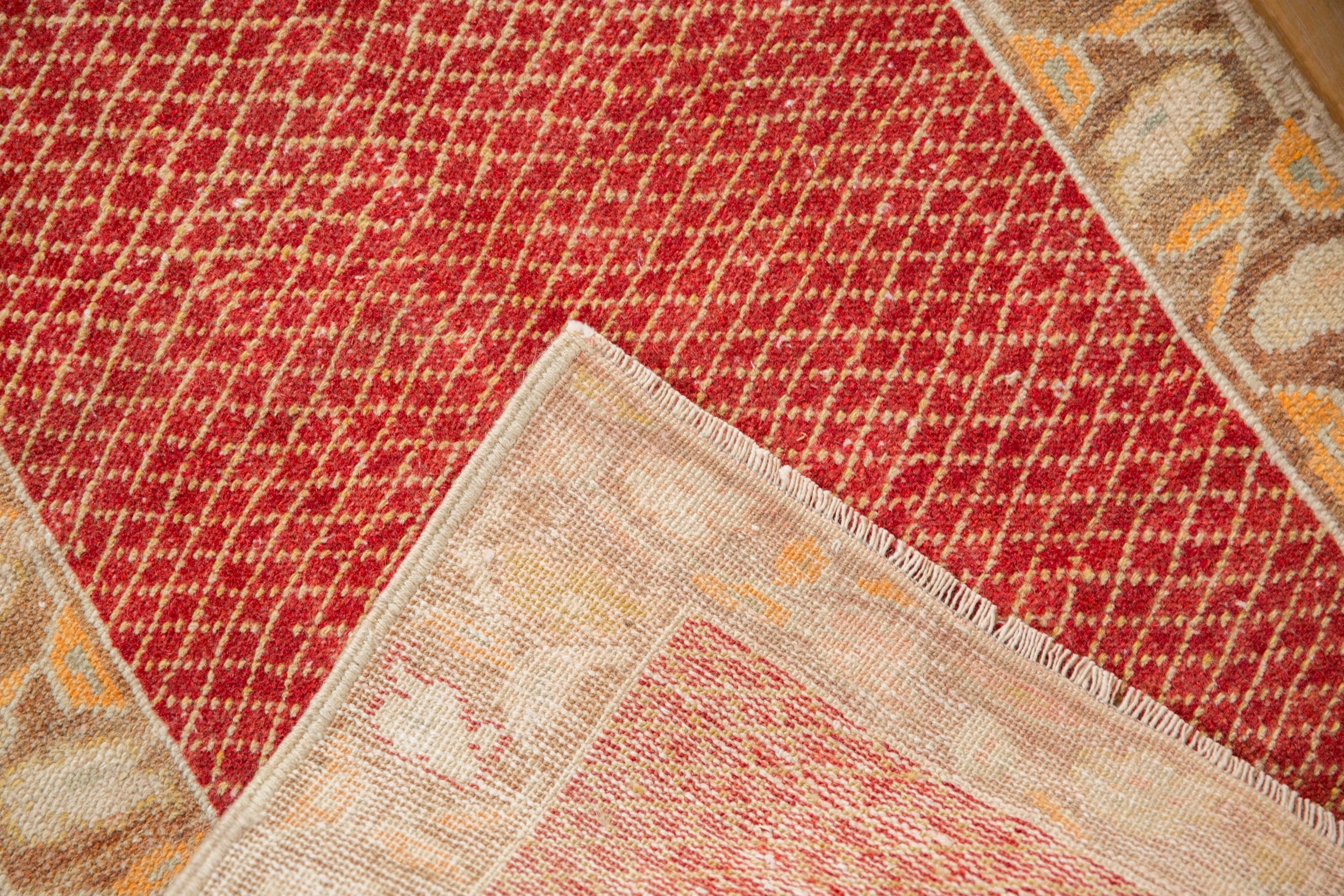 2x4 Vintage Distressed Oushak Rug Runner by Old New House® - product image 9 for Resin Society
