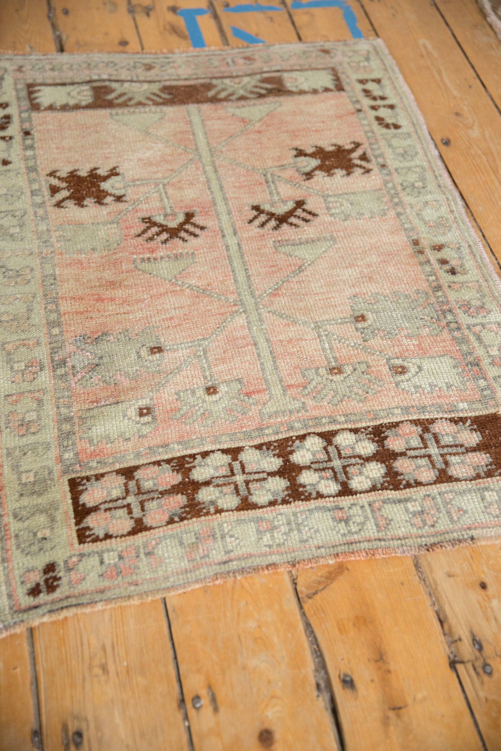 2.5x3.5 Vintage Distressed Oushak Rug by Old New House® - product image 4 for Resin Society