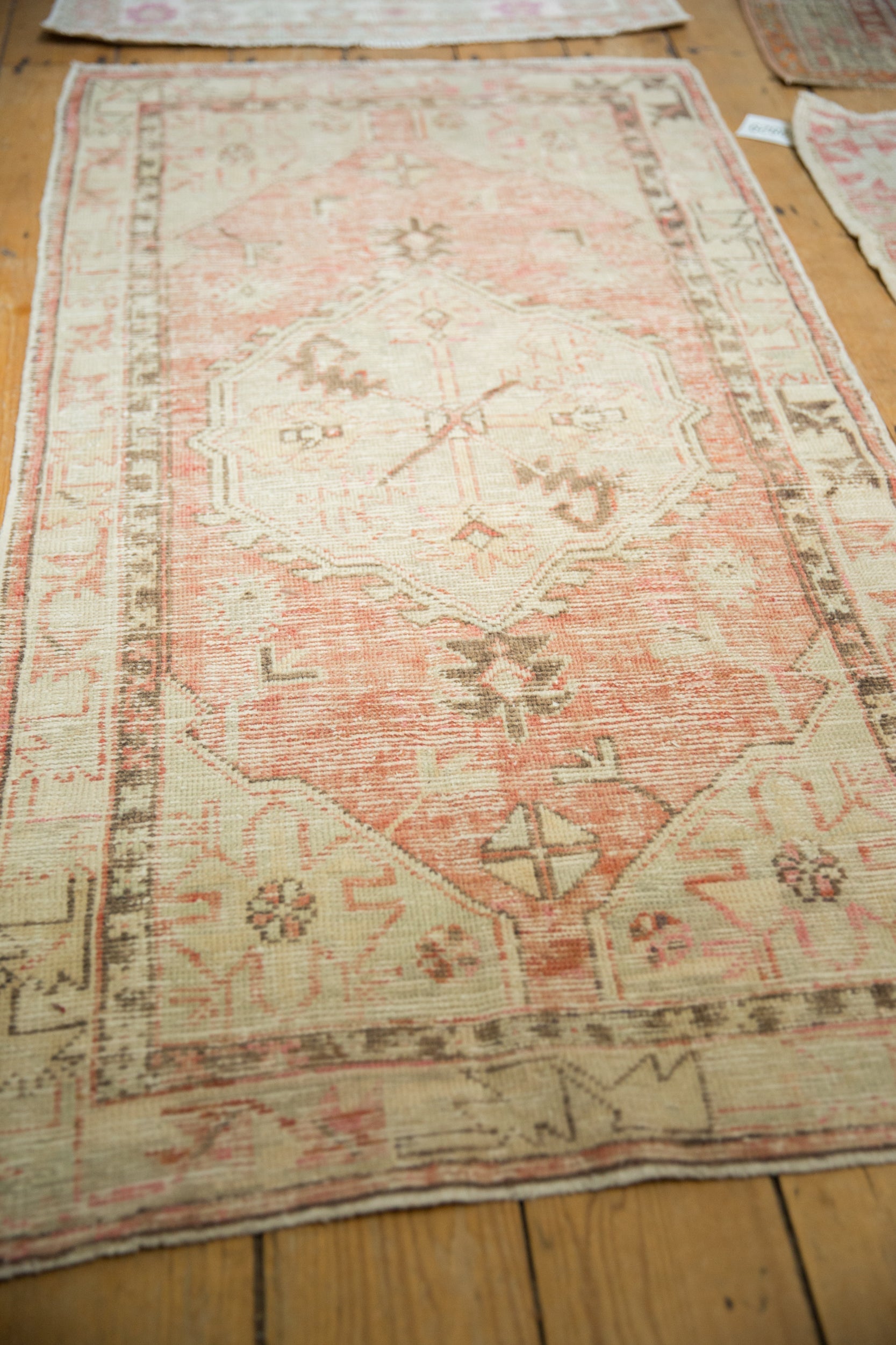 2.5x5 Vintage Distressed Oushak Rug Runner by Old New House® - product image 4 for Resin Society