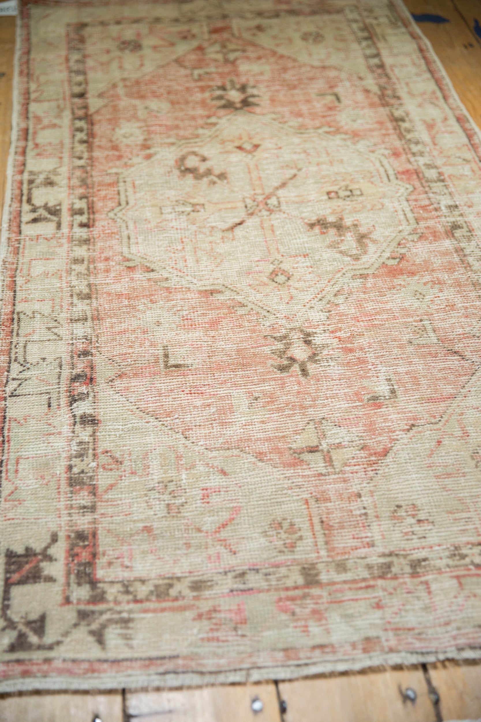 2.5x5 Vintage Distressed Oushak Rug Runner by Old New House® - product image 6 for Resin Society